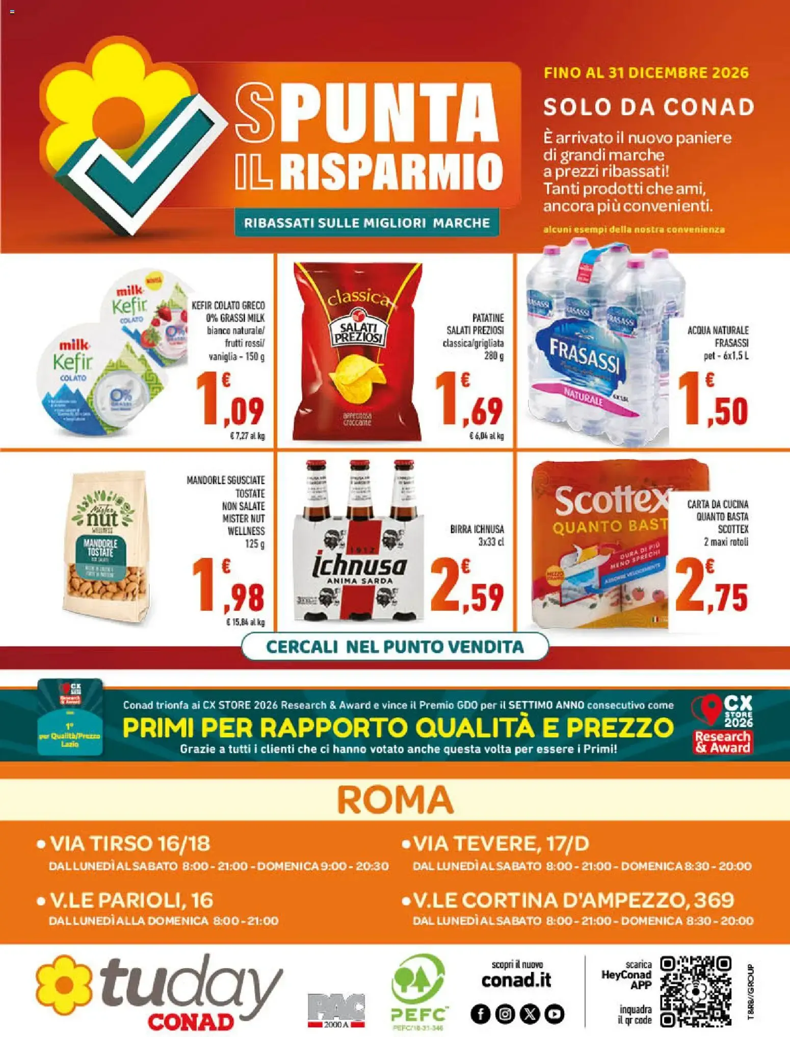 Conad Tuday - Speciale Lazio da 7 ottobre a 20 ottobre di 2026 - Pagina del volantino 16