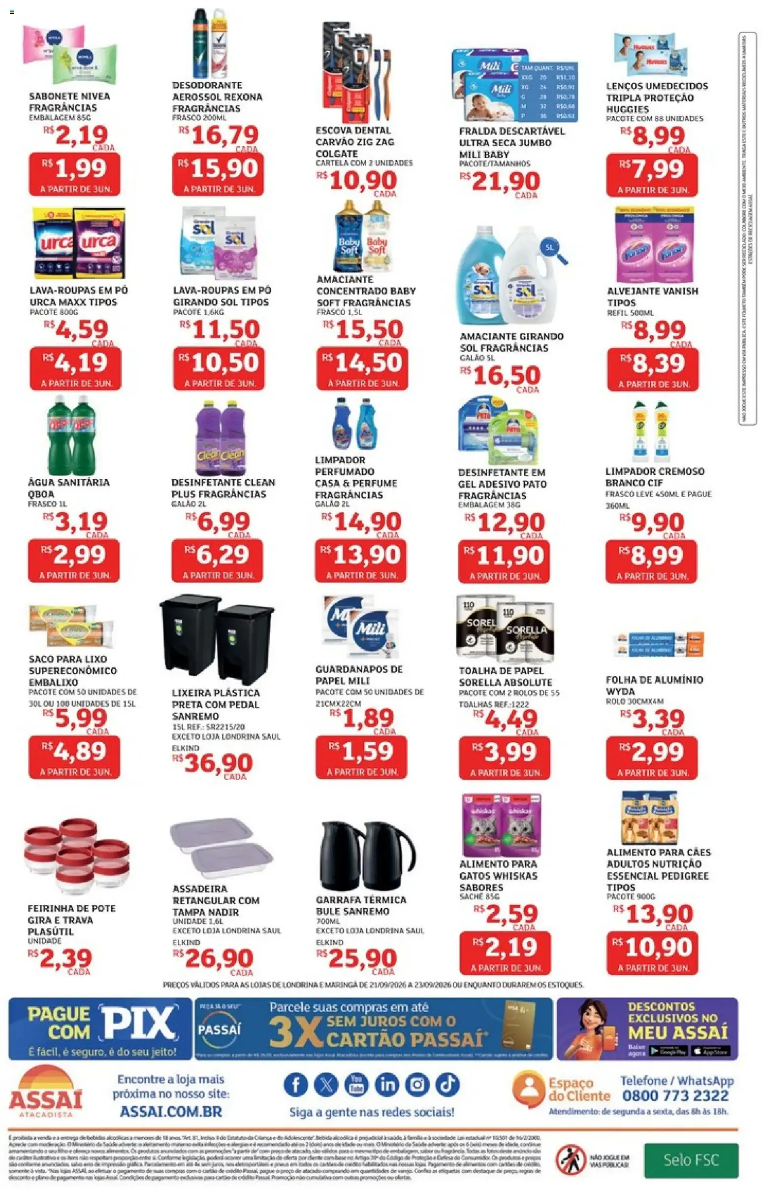 Encarte de Assaí Atacadista ofertas - PR de 21/09/2026 | Promoções Online 21 de setembro até 23 de setembro 2026 - Pagina 4