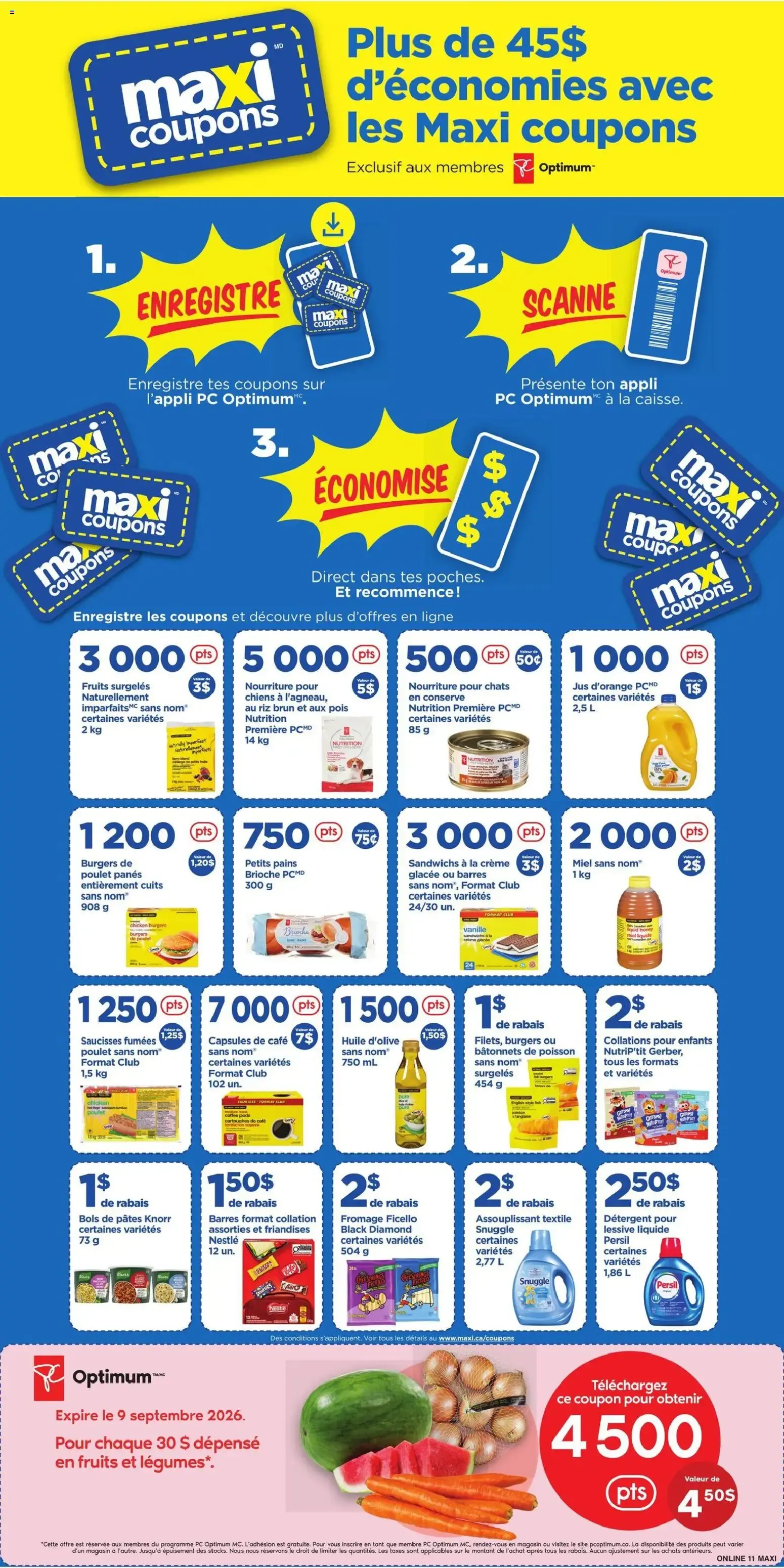 Maxi weekly flyer / circulaire from Sep 3, 2026 > weekly specials & deals from September 3 to September 9 2026 - flyer page 13