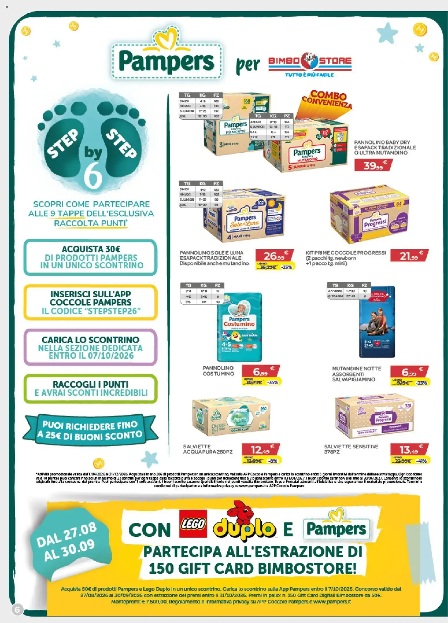 Bimbo store volantino anteprima dal 27/08 2026 - offerte settimana da 27 agosto a 30 settembre di 2026 - Pagina del volantino 6