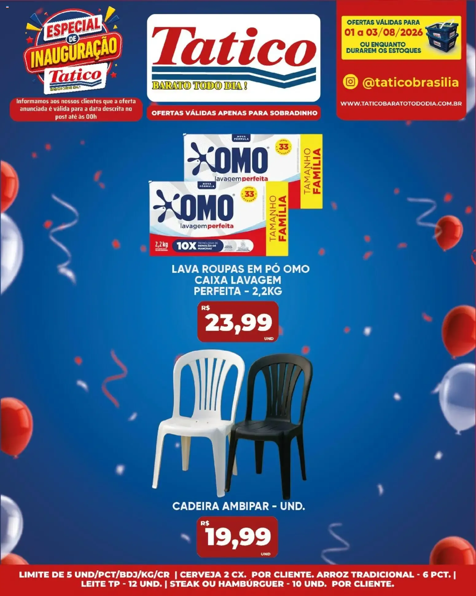 Encarte de Tatico ofertas Fim de Semana de 01/08/2026 | Promoções Online 1 de agosto até 2 de agosto 2026 - Pagina 28
