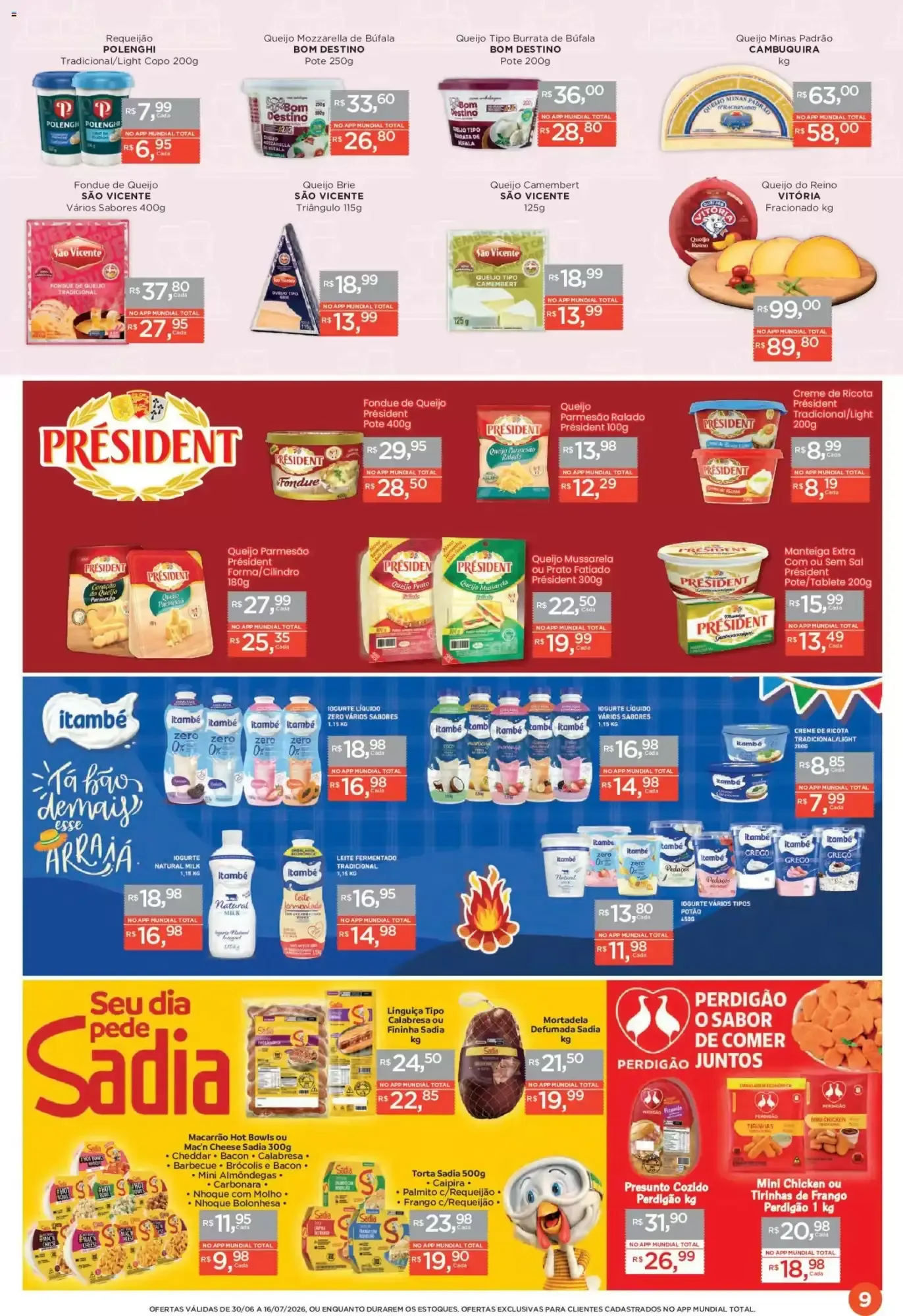 Encarte de Mundial Total - App e Ofertas 30 de junho até 16 de julho 2026 - Pagina 9
