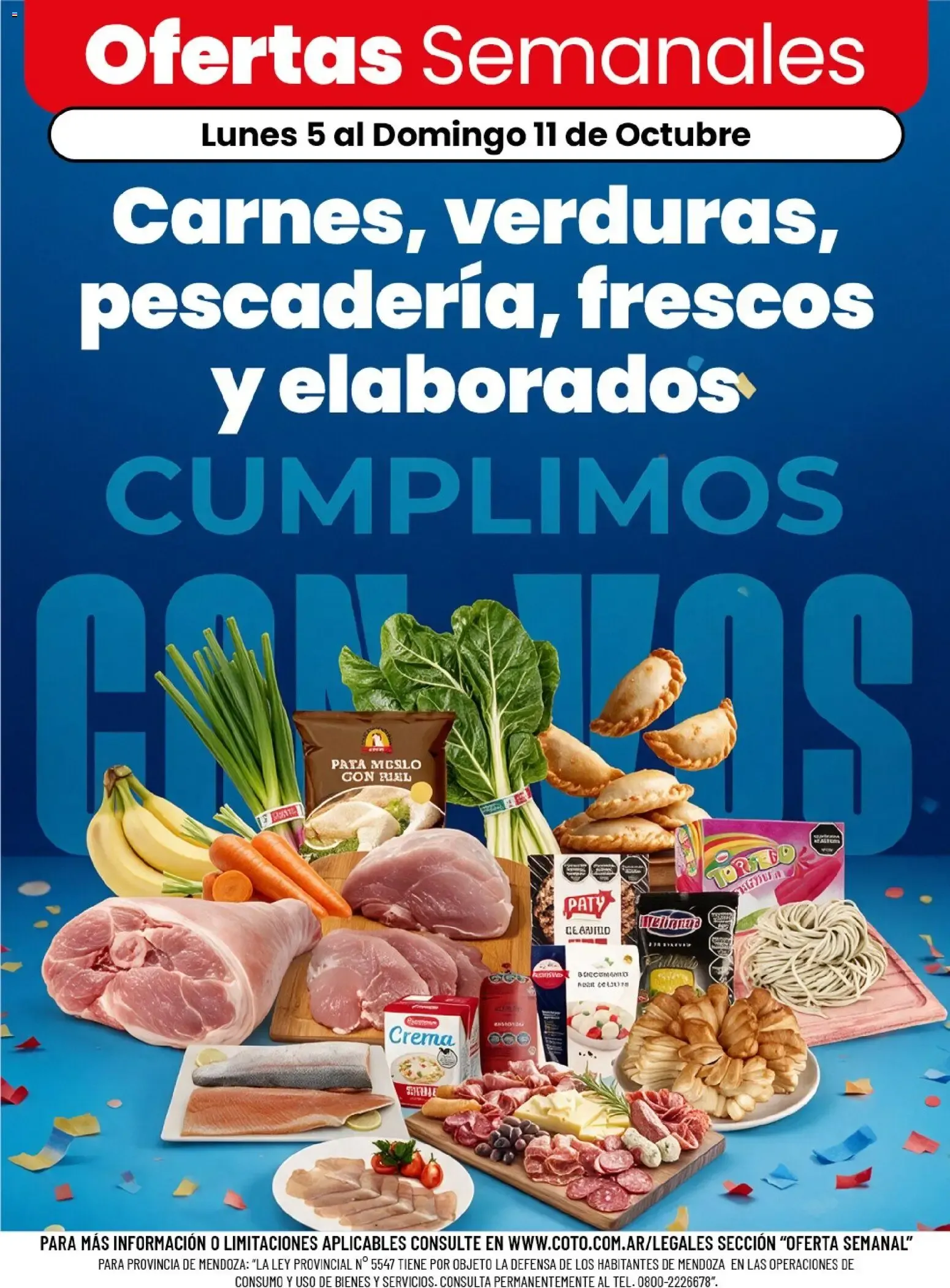 Ofertas de Ofertas Semanales en Carnes, Verduras, Pescadería, Frescos y Elaborados 5 de octubre al 11 de octubre 2026 - Página 1 del catálogo