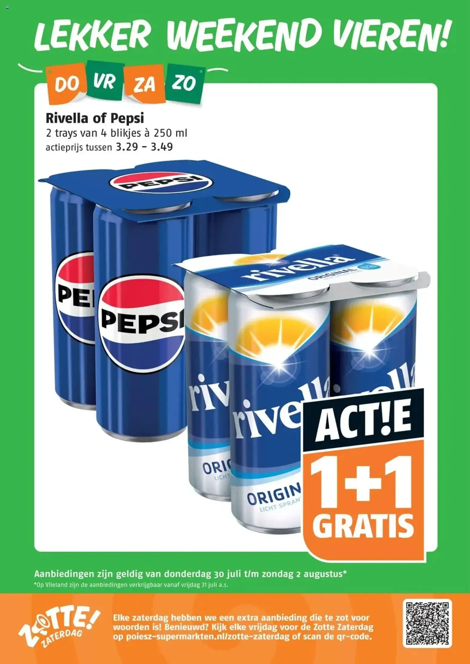 LEKKER WEEKEND VIEREN! van 30 juli tot 2 augustus 2026 - Folder pagina 1