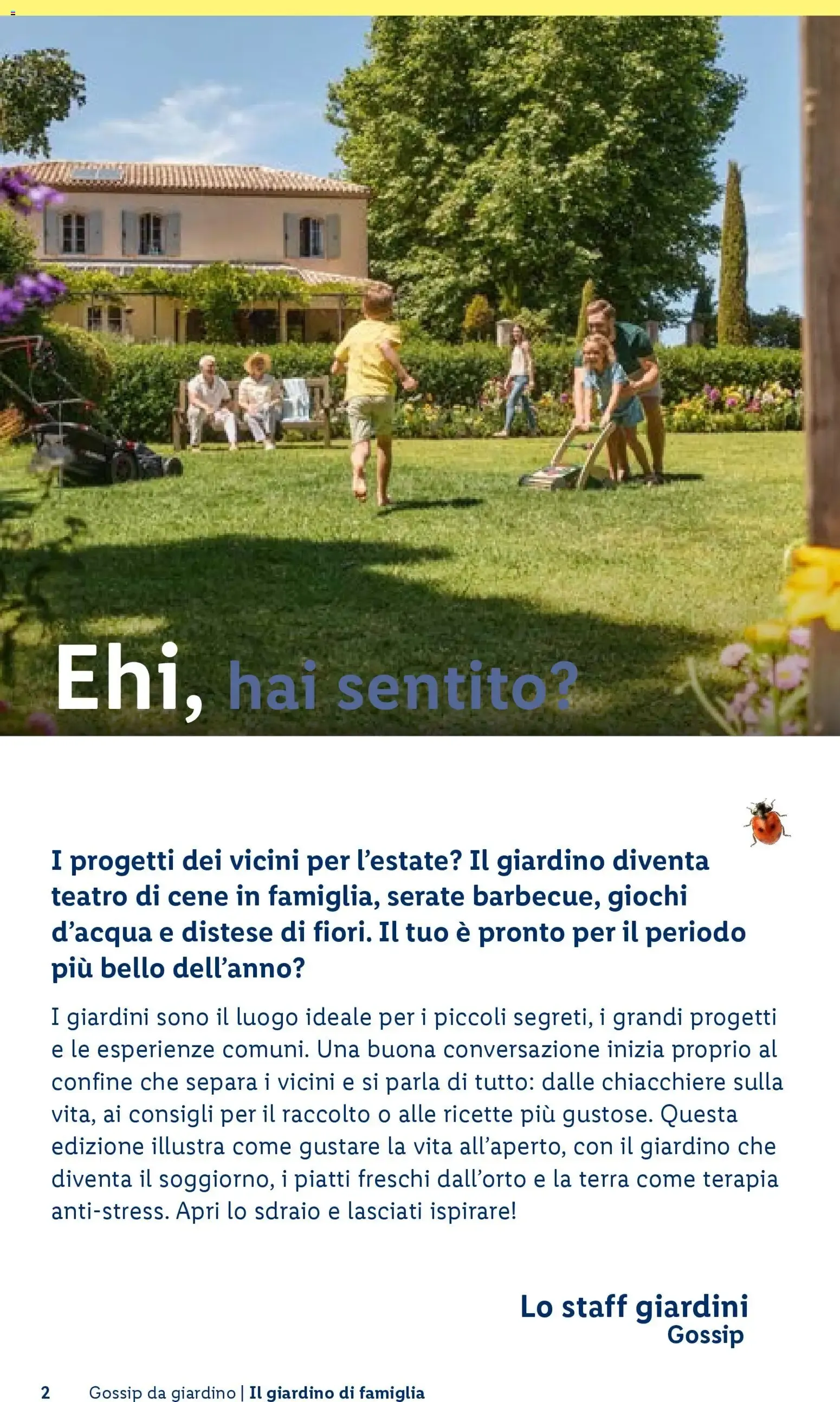 Vivi il tuo giardino - Rivista per il giardinaggio Primavera 2026 da 23 aprile a 1 luglio di 2026 - Pagina del volantino 2