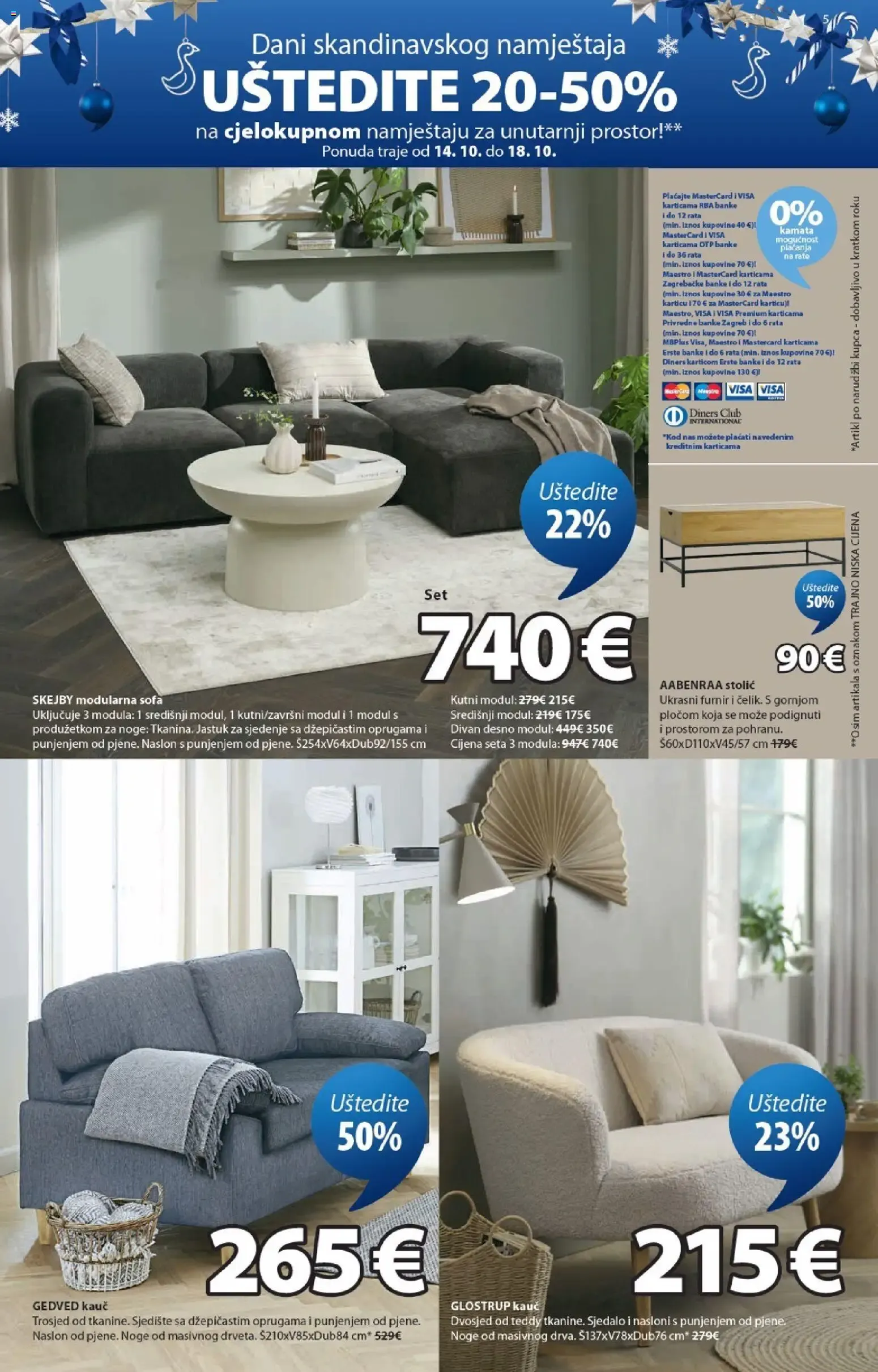Katalog JYSK: Izvršne skandinavske božićne ponude i popusti do 50% en muebles od 14. listopada do 29. studenoga 2026. - Pregled Stranica 5