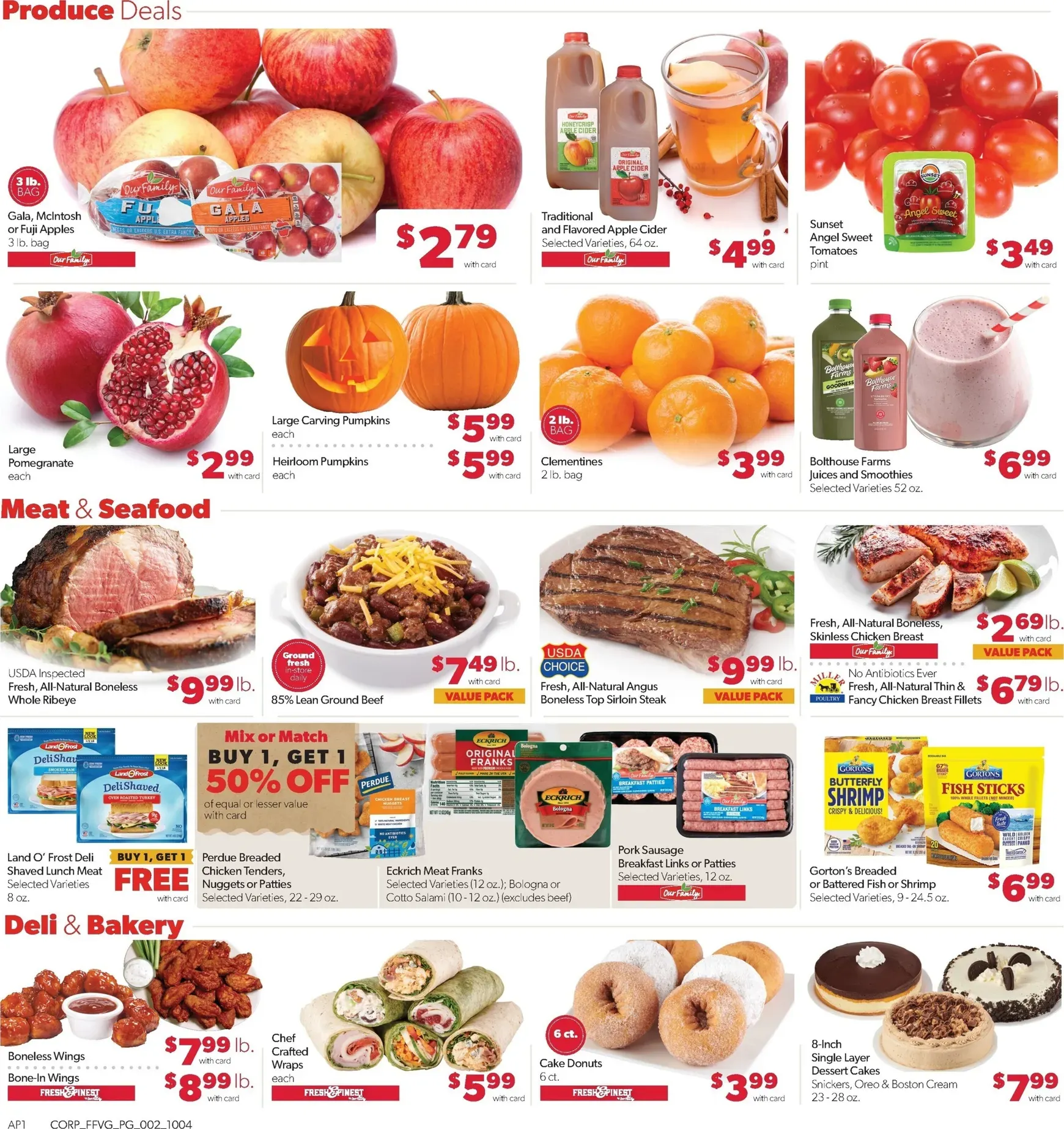 Weekly ad Current Family Fare leaflet valid from Sunday 10/04/2026 to Saturday 10/10/2026 from October 4 to October 10 2026 - Page 2