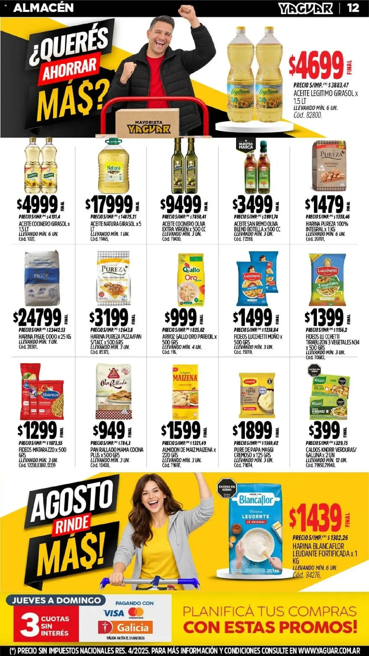 Ofertas de Yaguar - Oferta Semanal Trelew del 24/08/2026 - 30/08/2026 24 de agosto al 30 de agosto 2026 - Página 12 del catálogo