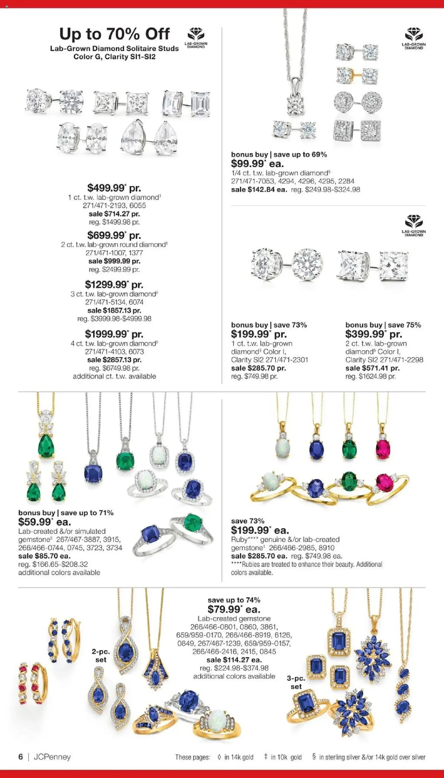 Weekly ad JCPenney Billion Dollar Jewelry Sale from September 3 to September 20 2026 - Page 5