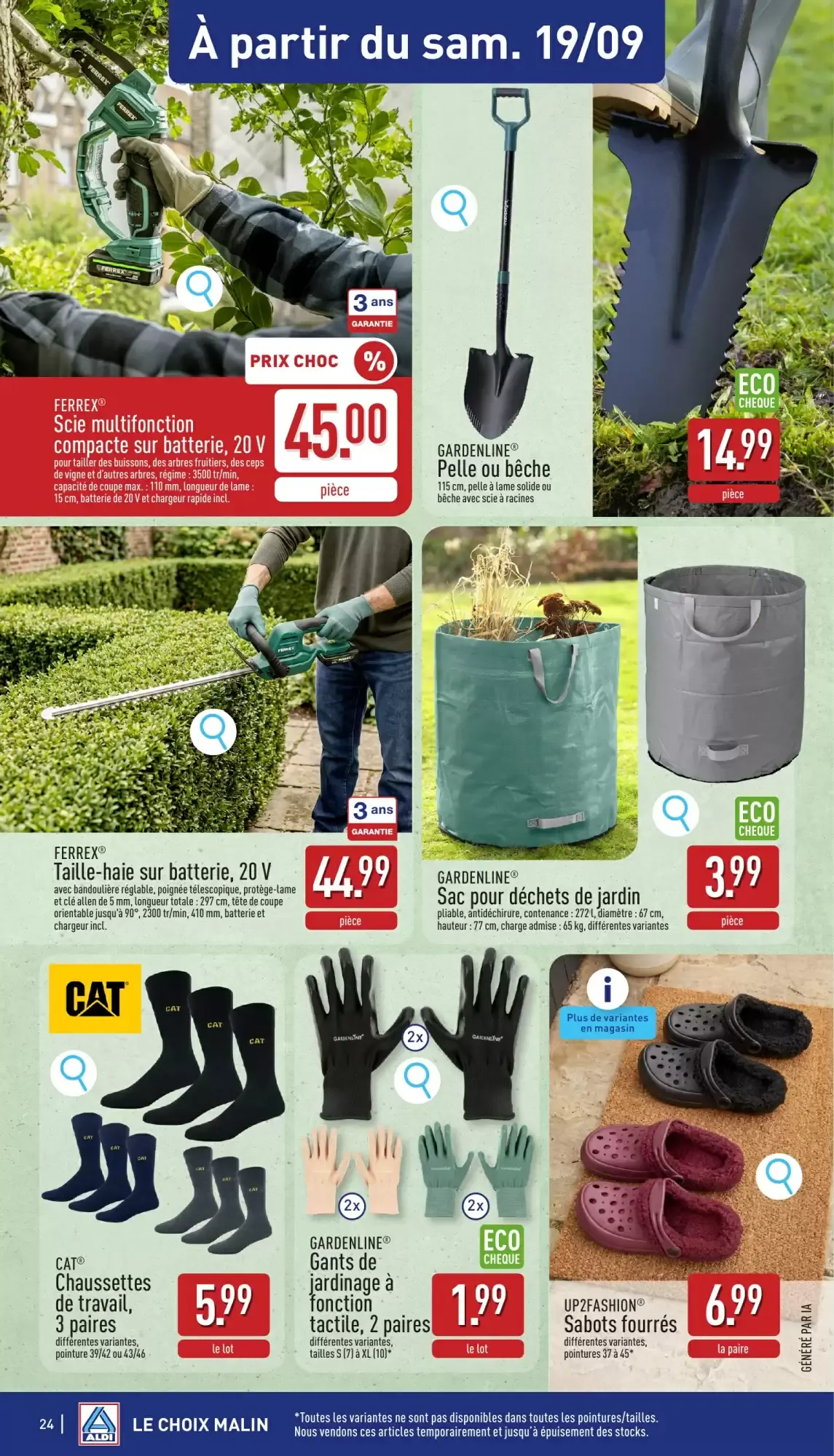 ALDI Dépliant du 14/09 au 19/09 van 14 september tot 19 september 2026 - folder pagina 24