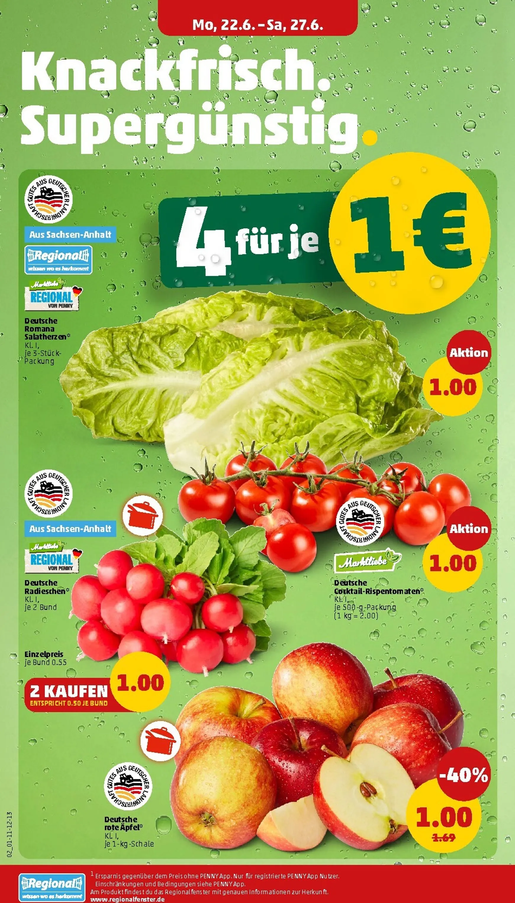 PENNY Prospekt nächste Woche – von Montag 22.06.2026 bis Samstag 27.06.2026 von 22. Juni bis 27. Juni 2026 - Prospekt seite 2
