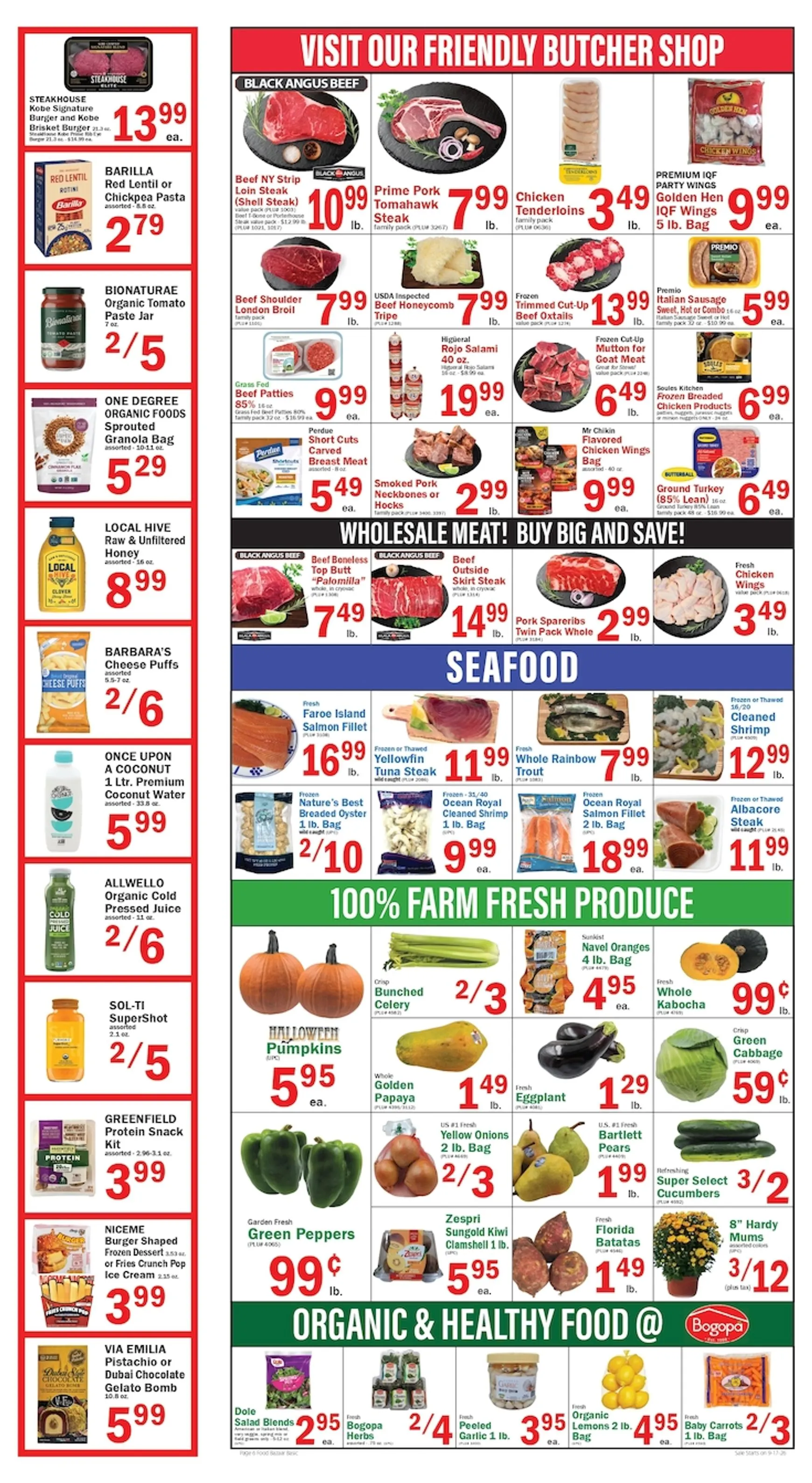 Weekly ad Current Food Bazaar leaflet valid from Thursday 09/17/2026 to Wednesday 09/23/2026 from September 17 to September 23 2026 - Page 6