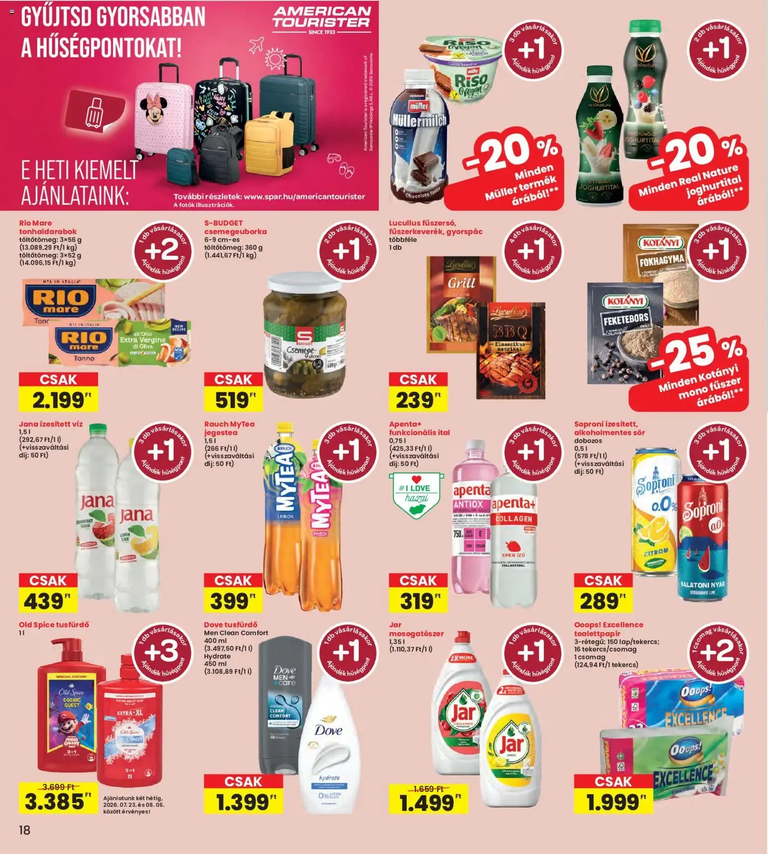 Katalógus Szülinapi akciók és szuper árak! július 23.-tól július 29.-ig 2026. - Oldal 18