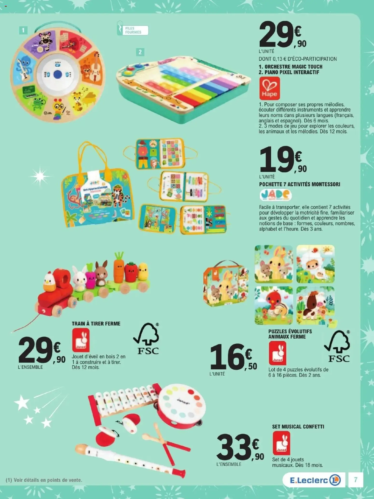 La Fabuleuse Fabrique des Jouets - E.Leclerc du 13 octobre au 5 décembre 2026 - Catalogue page 7