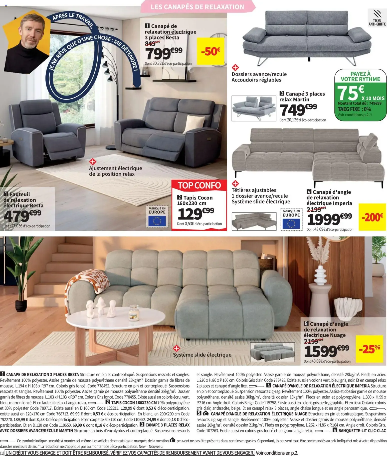 Conforama - Dormez Confo: La Grande Literie du 7 juillet au 3 août 2026 - Catalogue page 20