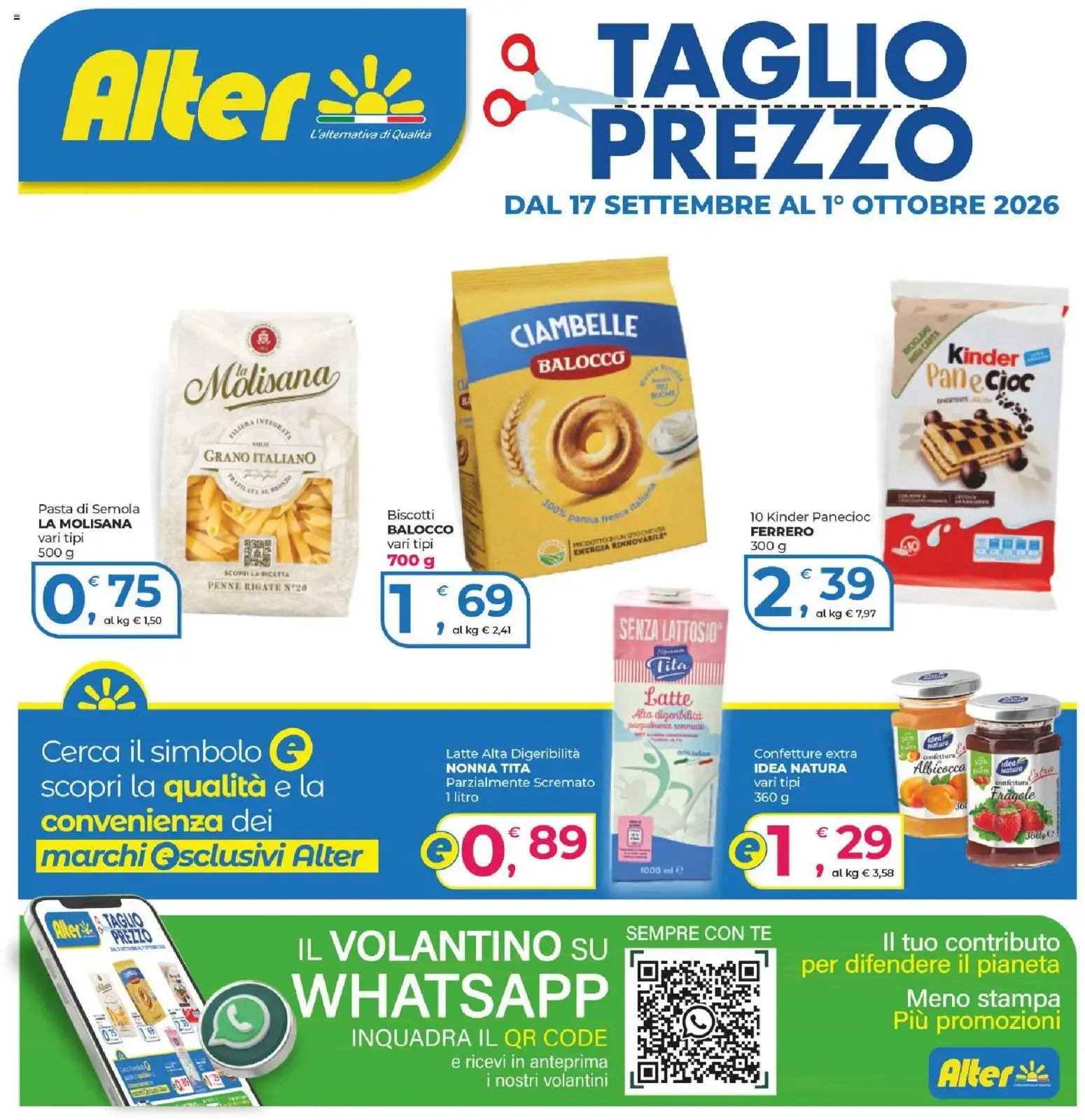 Alter Taglio Prezzo da 17 settembre a 1 ottobre di 2026 - Pagina del volantino 1