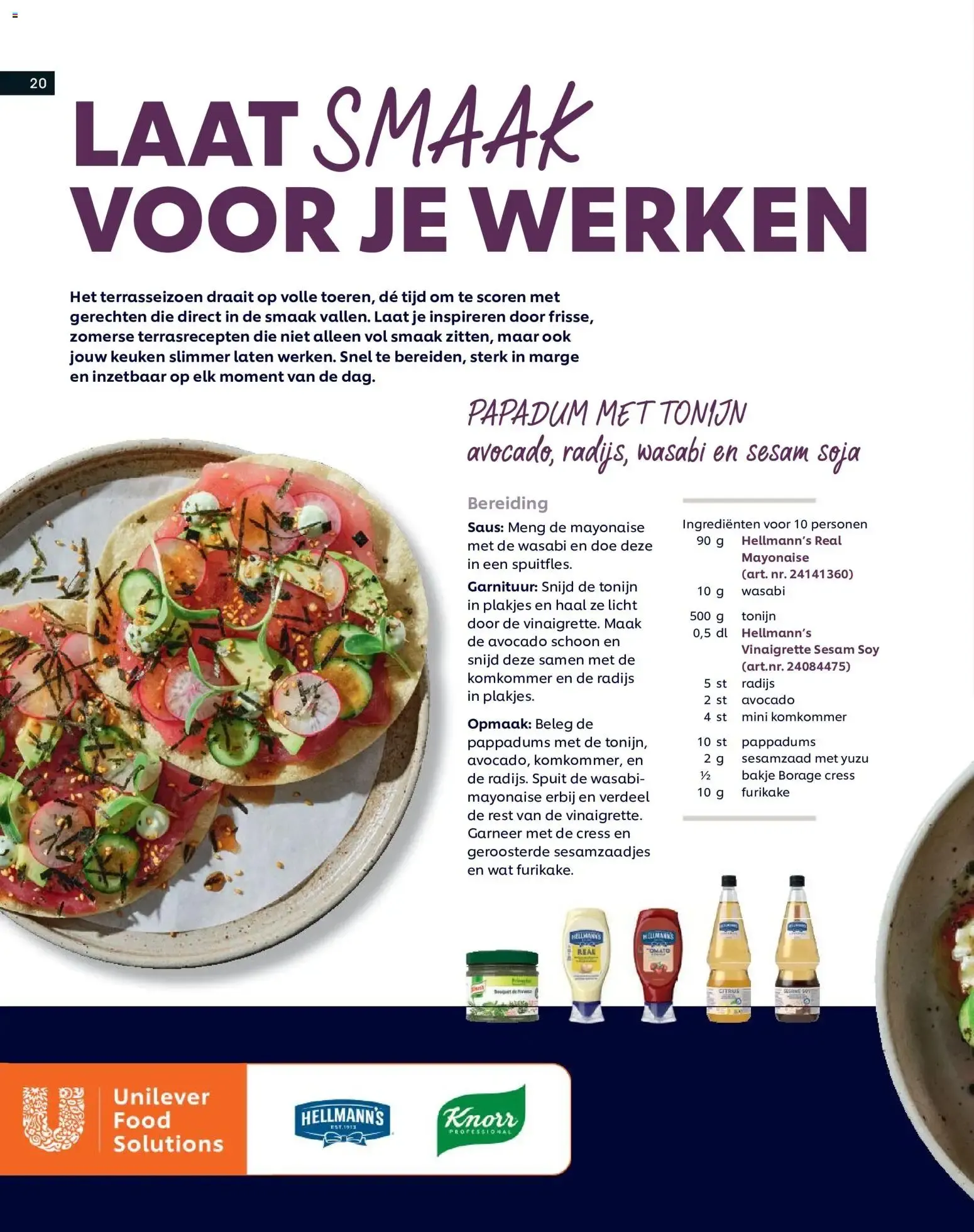 HANOS Hét Inspiratiemagazine voor de Horeca van 1 juni tot 31 juli 2026 - Folder pagina 20
