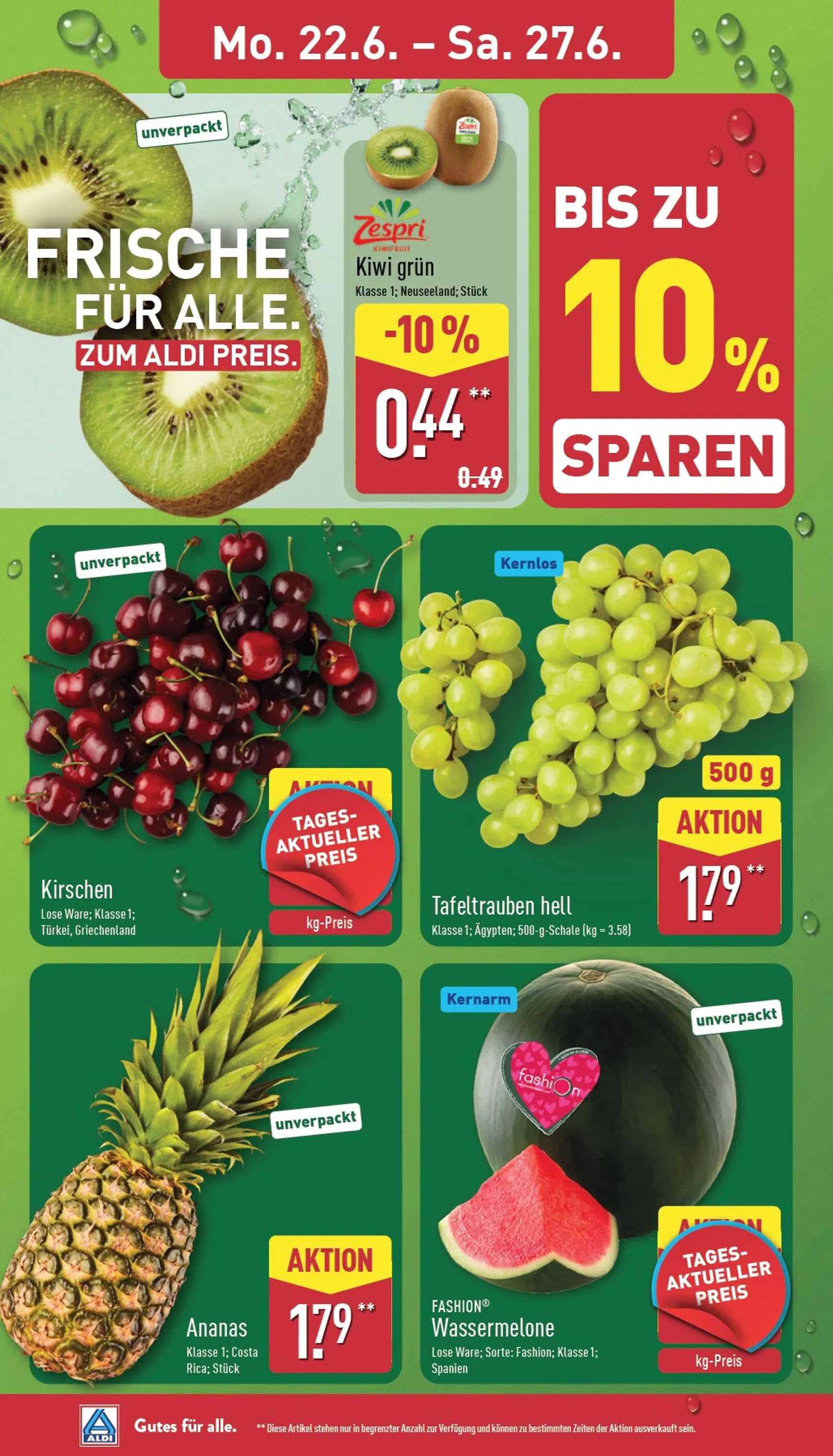 ALDI NORD Prospekt – von Montag 22.06.2026 bis Samstag 27.06.2026 von 22. Juni bis 27. Juni 2026 - Prospekt seite 2