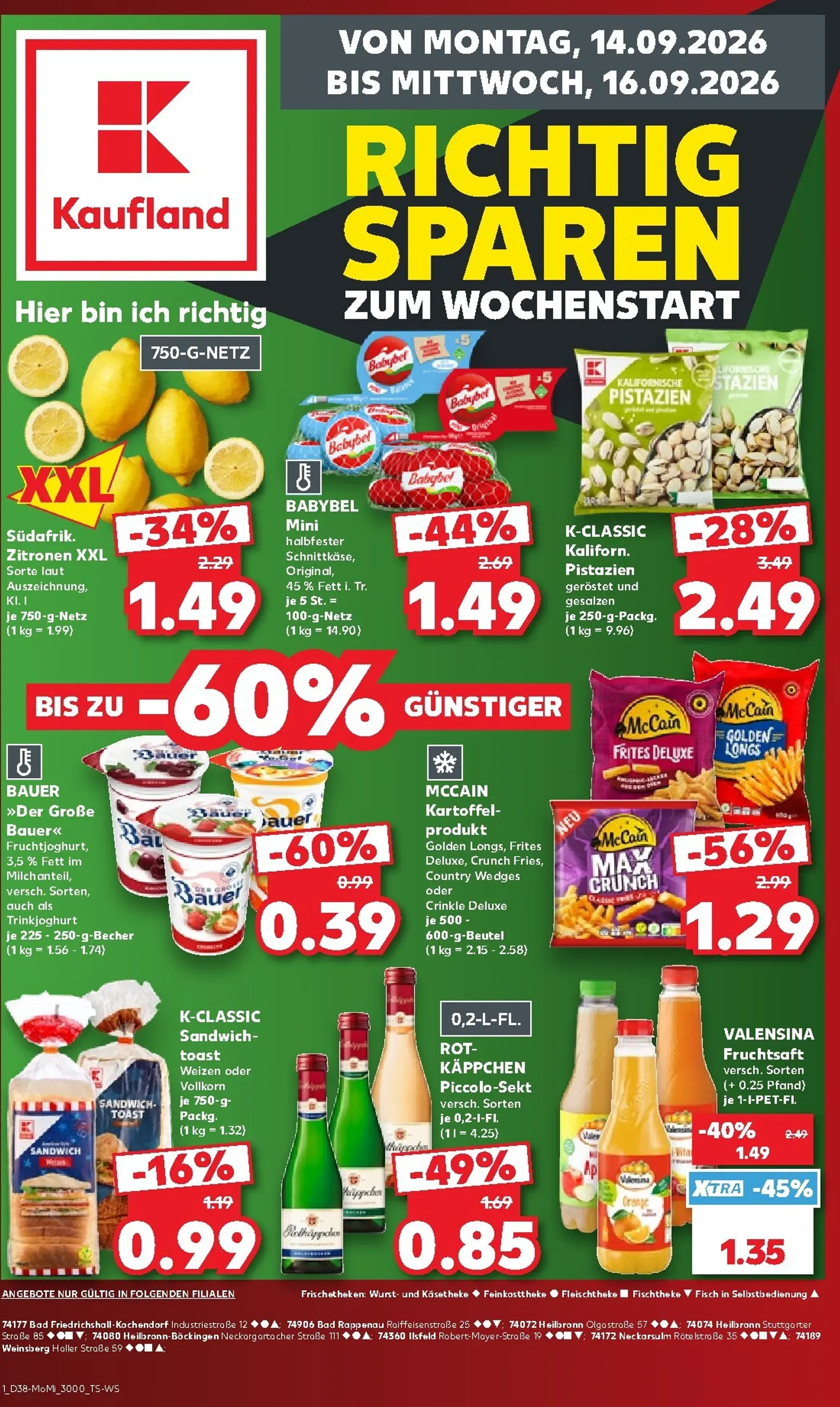 Kaufland Prospekt nächste Woche – von Montag 14.09.2026 bis Mittwoch 16.09.2026