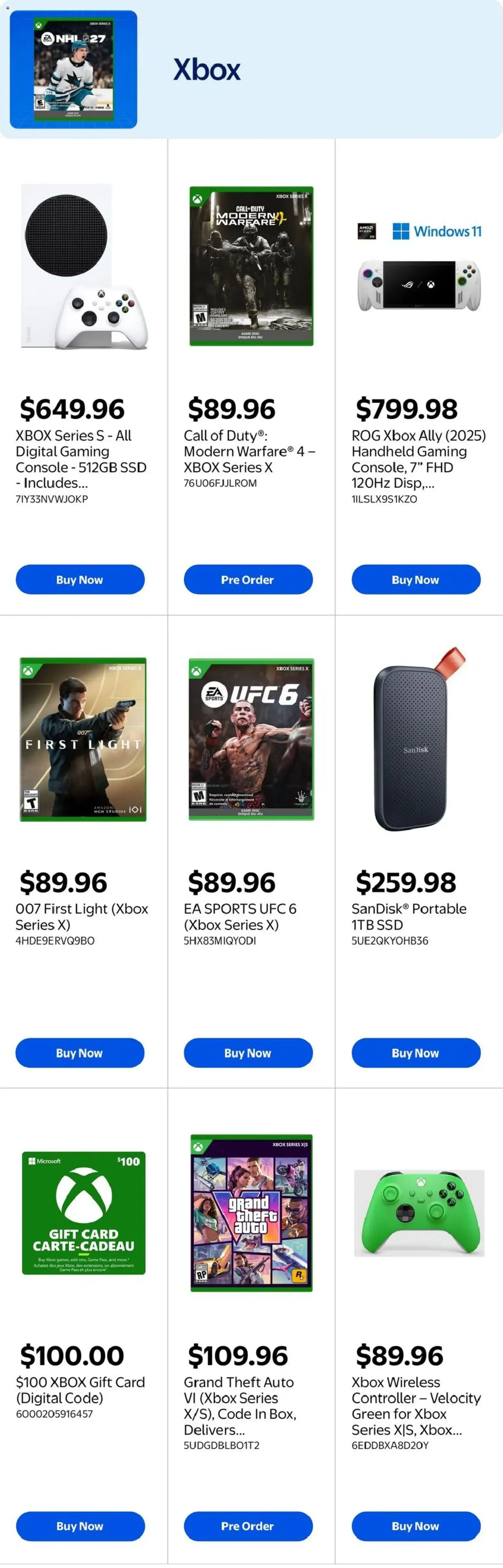 Walmart flyer - Gaming & entertainment guide from Oct 15, 2026 > weekly specials & deals from October 15 to October 28 2026 - flyer page 3