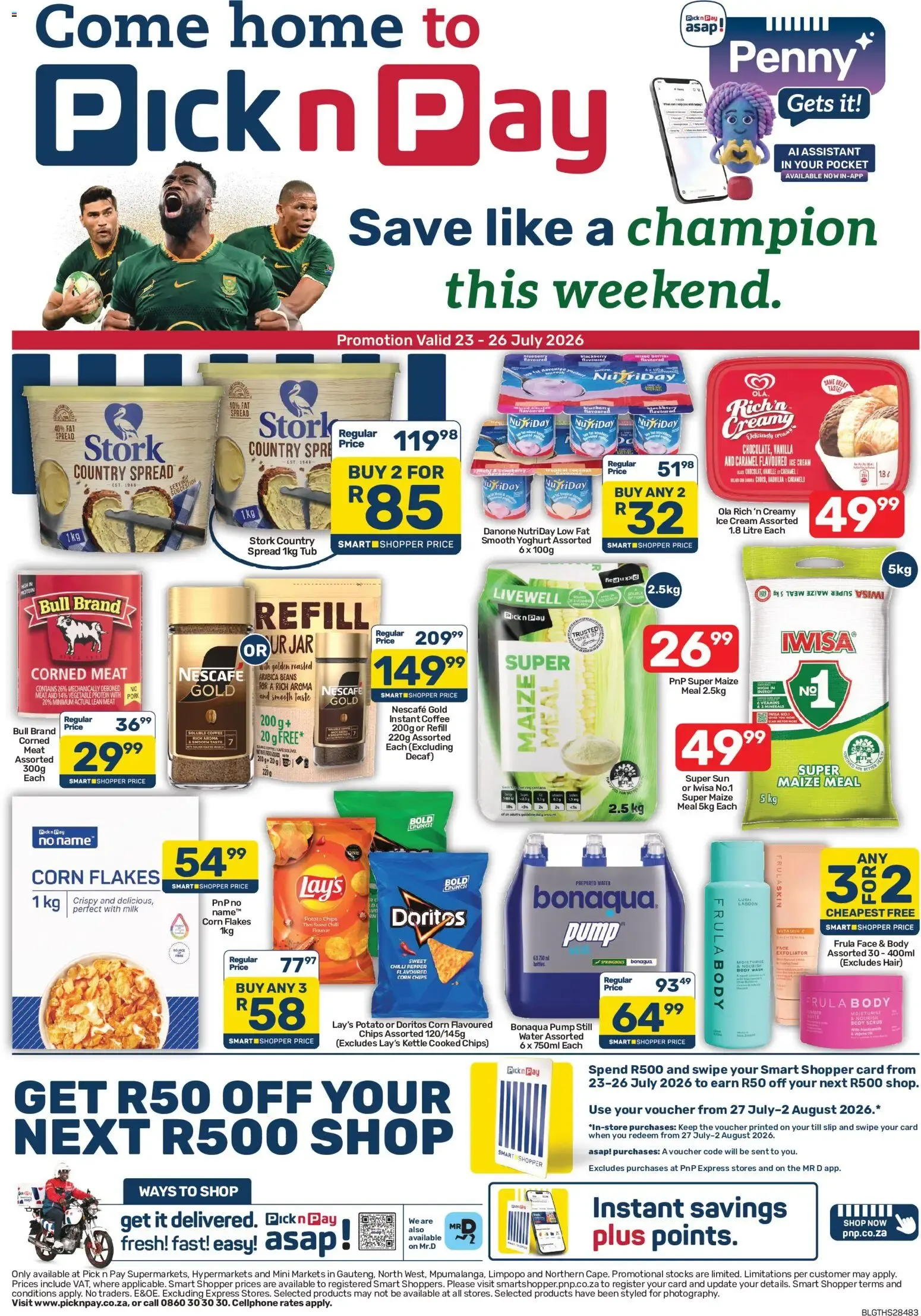 Pick n Pay - Save like a champion this weekend.