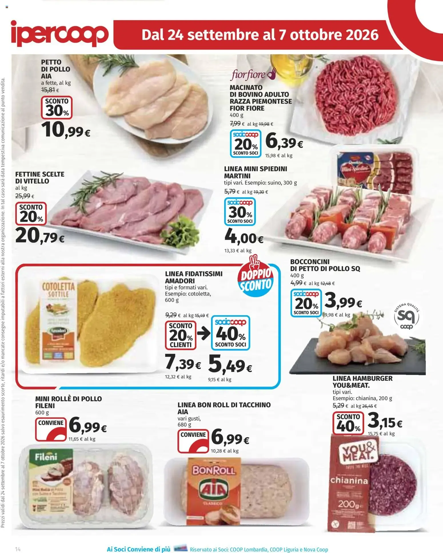 Anteprima volantino Ipercoop dal 24/09/2026 - nuovo offerte da 24 settembre a 7 ottobre di 2026 - Pagina del volantino 14