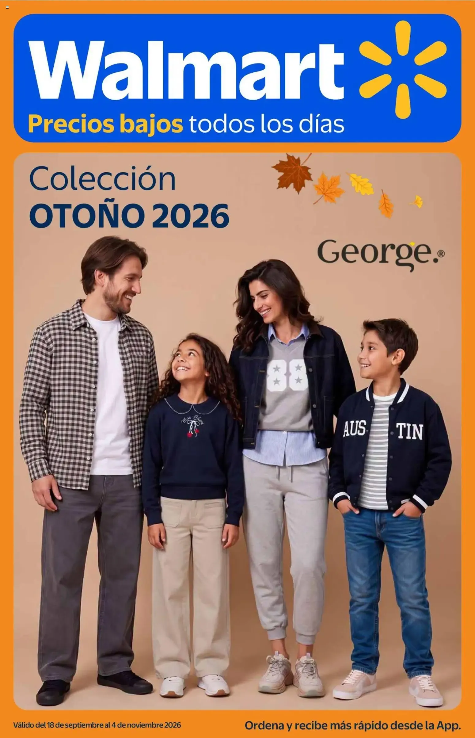 Catálogo de Walmart: Colección OTOÑO 2026 18 de septiembre al 4 de noviembre 2026 - Pagina 1