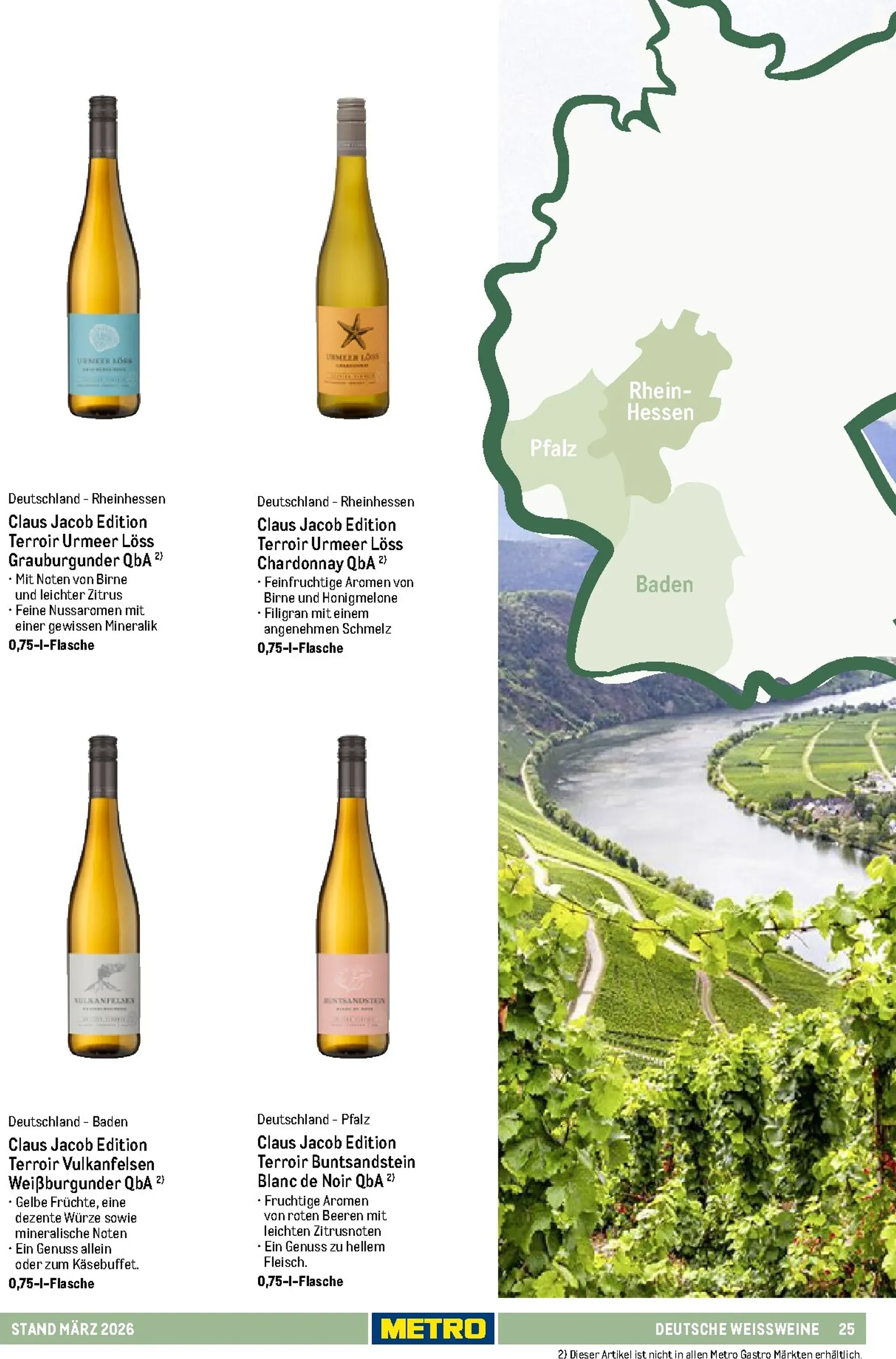 Sortimentskatalog Hauswein: Für jeden Anlass der passende Tropfen von 1. März bis 31. Dezember 2026 - Prospekt seite 25