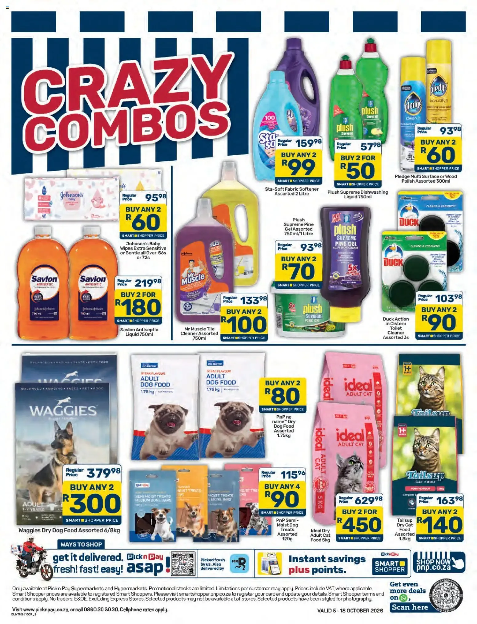 Pick n Pay Crazy Combo Specials (05/10/2026 - 18/10/2026) Online from 5 October to 18 October 2026 - Catalogue Page 2