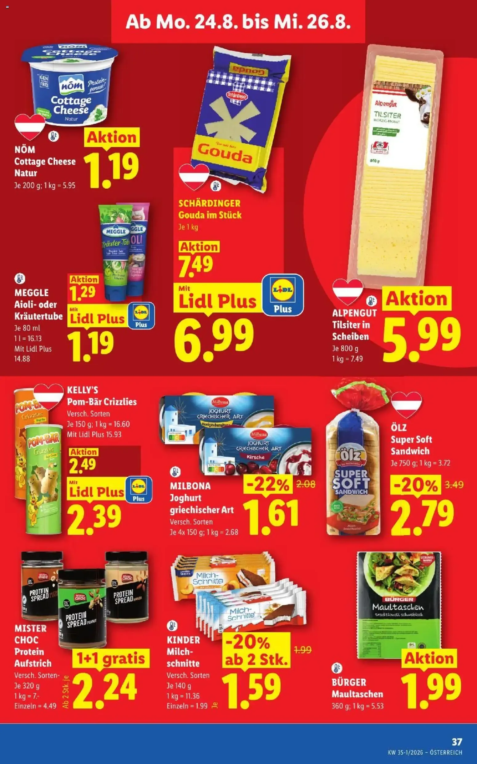 Mit Lidl Plus Österreichs günstigste Preise von 20. August bis 22. August 2026 - Flugblätt seite 43