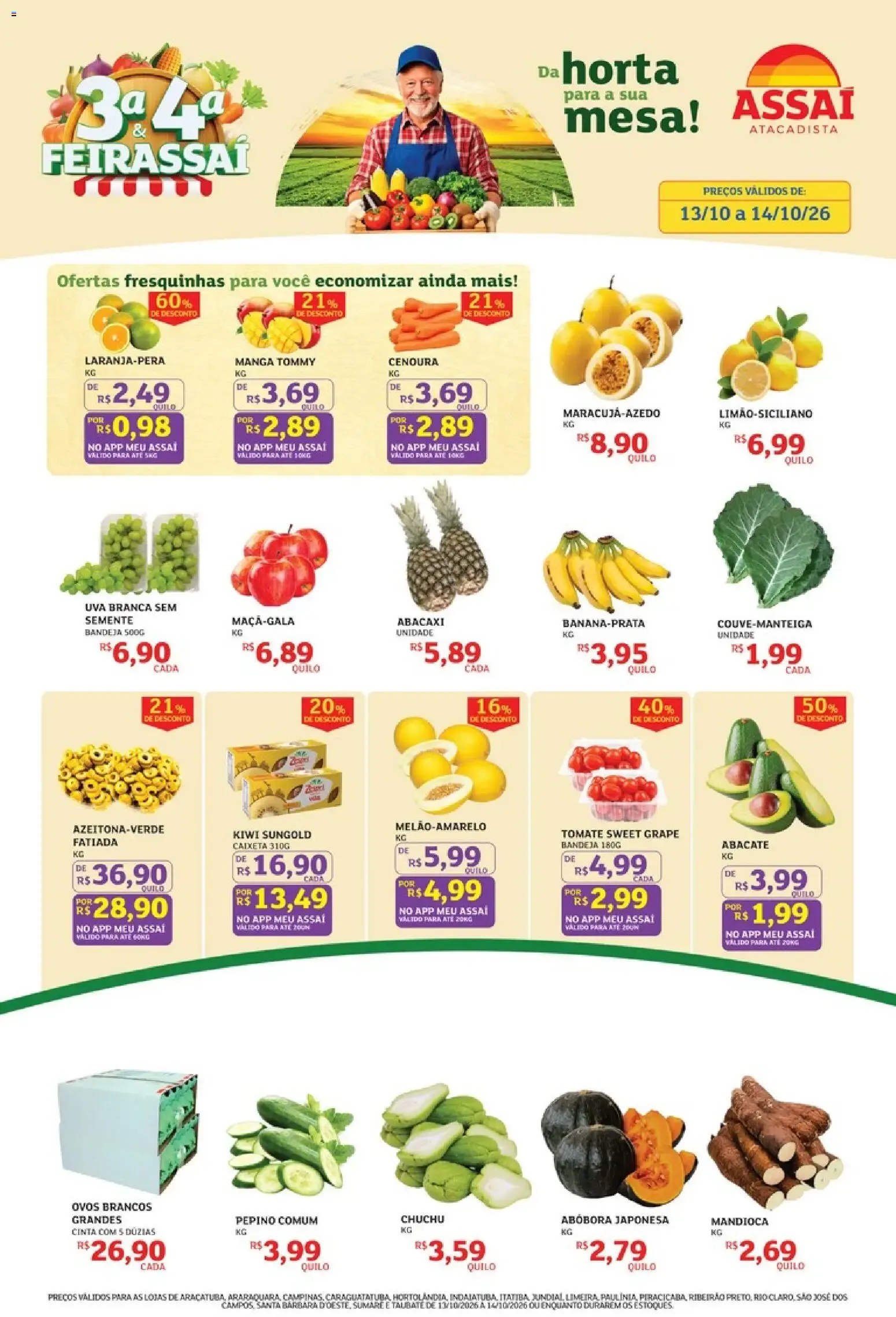 Encarte de Assaí Atacadista ofertas - SP de 13/10/2026 | Promoções Online 13 de outubro até 14 de outubro 2026 - Pagina 1