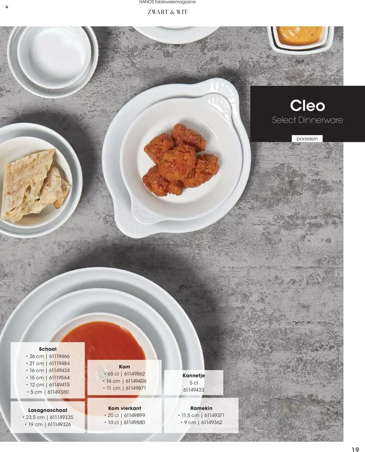 Hét TABLEWARE magazine voor de horeca van 1 september tot 31 december 2026 - Folder pagina 19