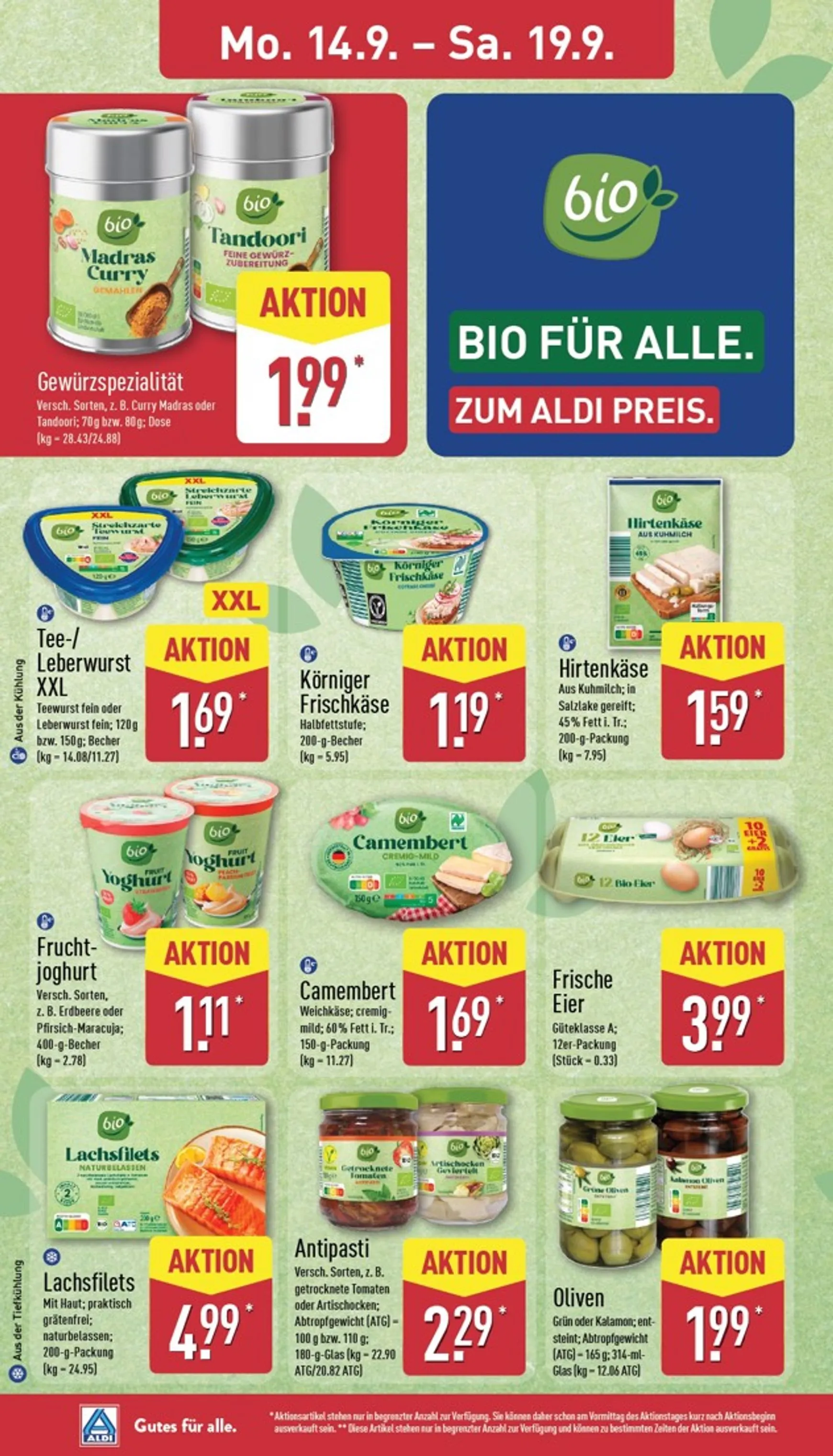 ALDI NORD Prospekt nächste Woche – von Montag 14.09.2026 bis Samstag 19.09.2026 von 14. September bis 19. September 2026 - Prospekt seite 10