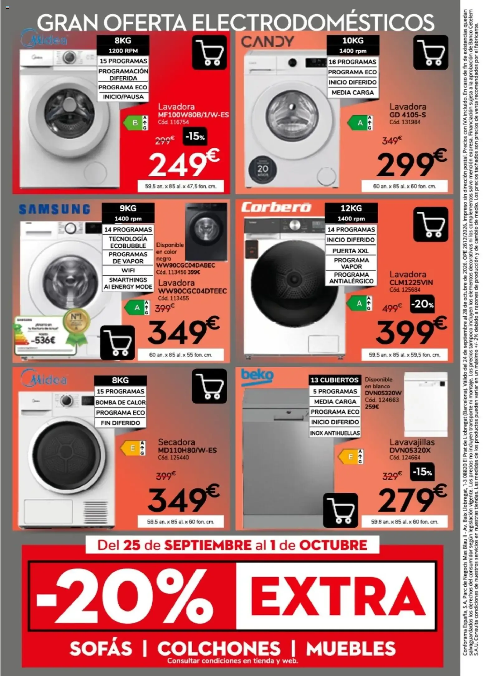Catálogo de Conforama - Ofertas en Sofás 24 de septiembre al 28 de octubre 2026 - Página 16