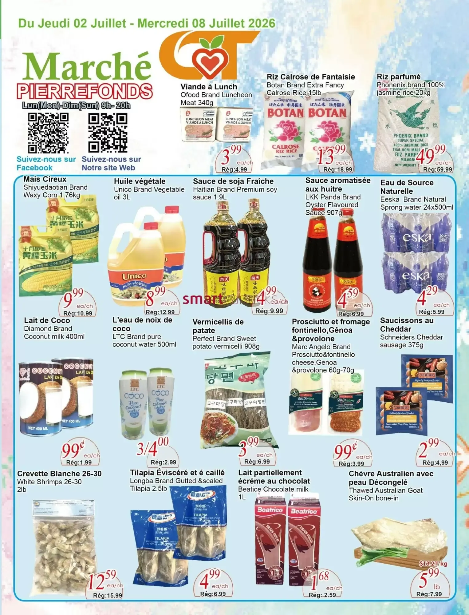 Marché PIERREFONDS from July 2 to July 8 2026 - flyer page 1