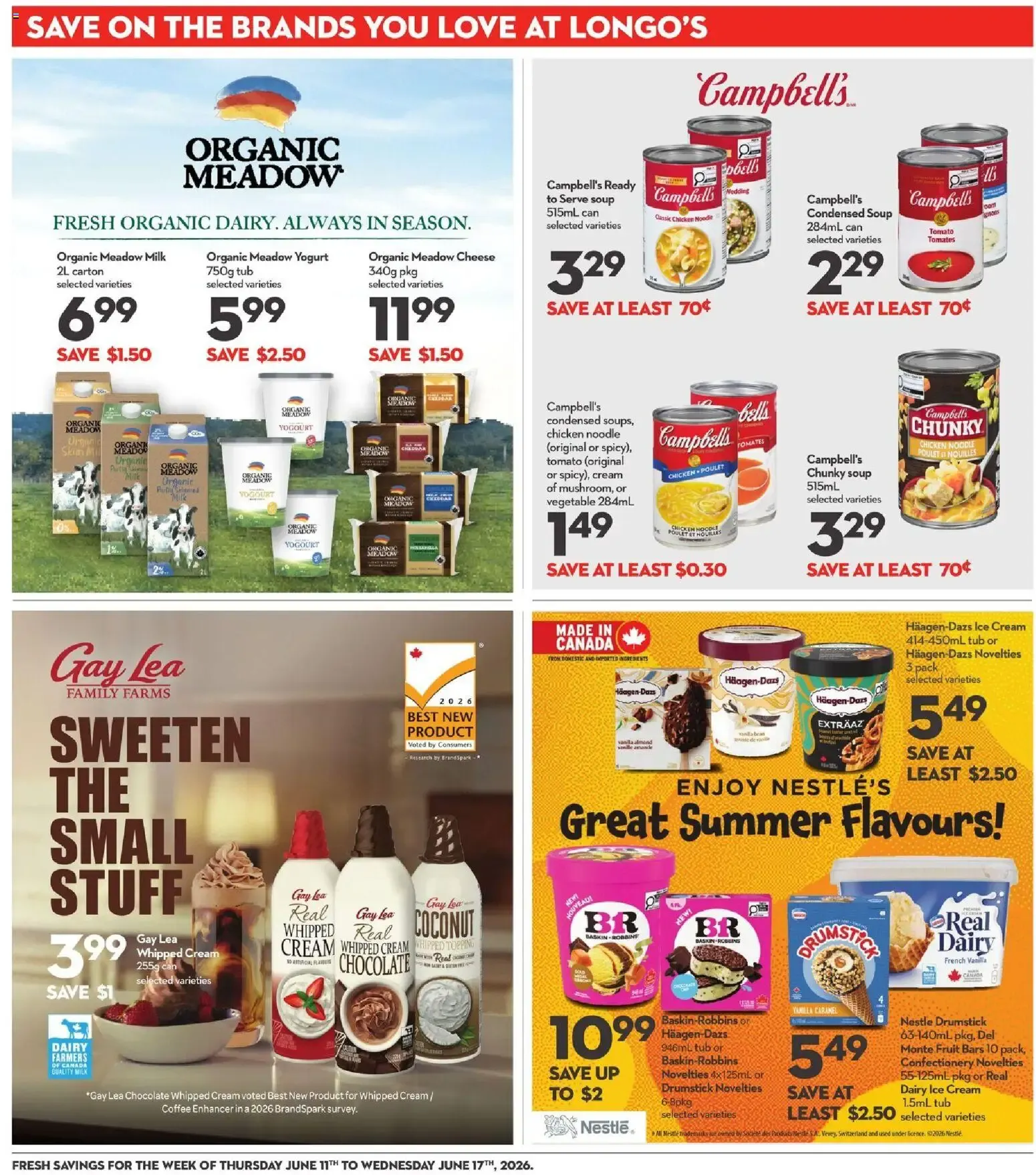 Longo's weekly flyer / circulaire from Jun 11, 2026 > weekly specials & deals from June 11 to June 17 2026 - flyer page 18