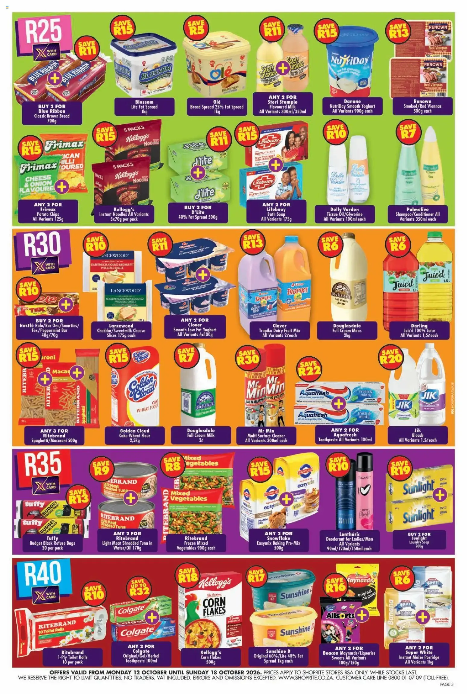 Shoprite Rand A Rama from 12 October to 18 October 2026 - Catalogue Page 3