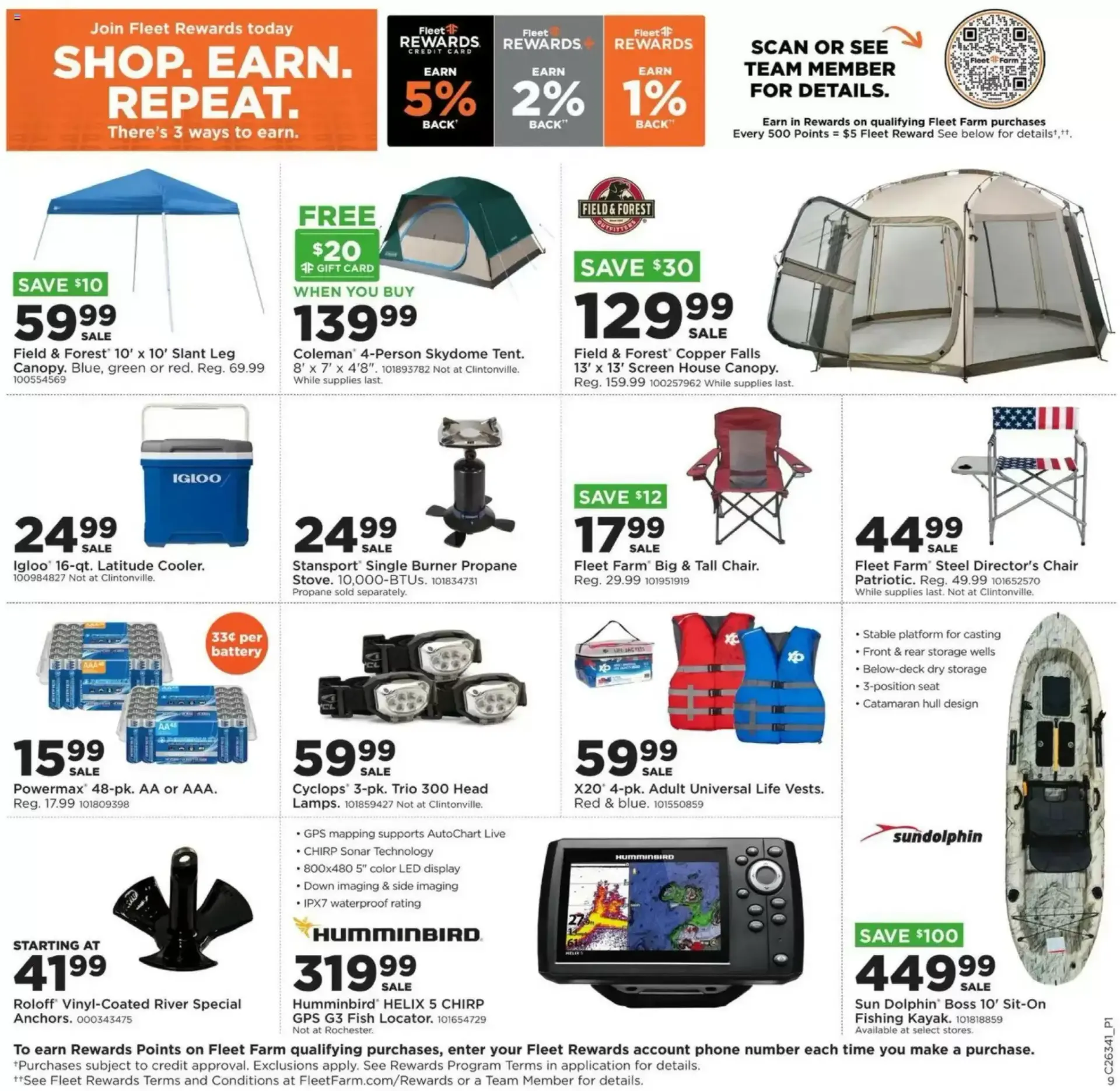 Weekly promotion Fleet Farm Weekly Ad spanning from August 17 to August 23 2026 - Page 11 for Catalogue 365
