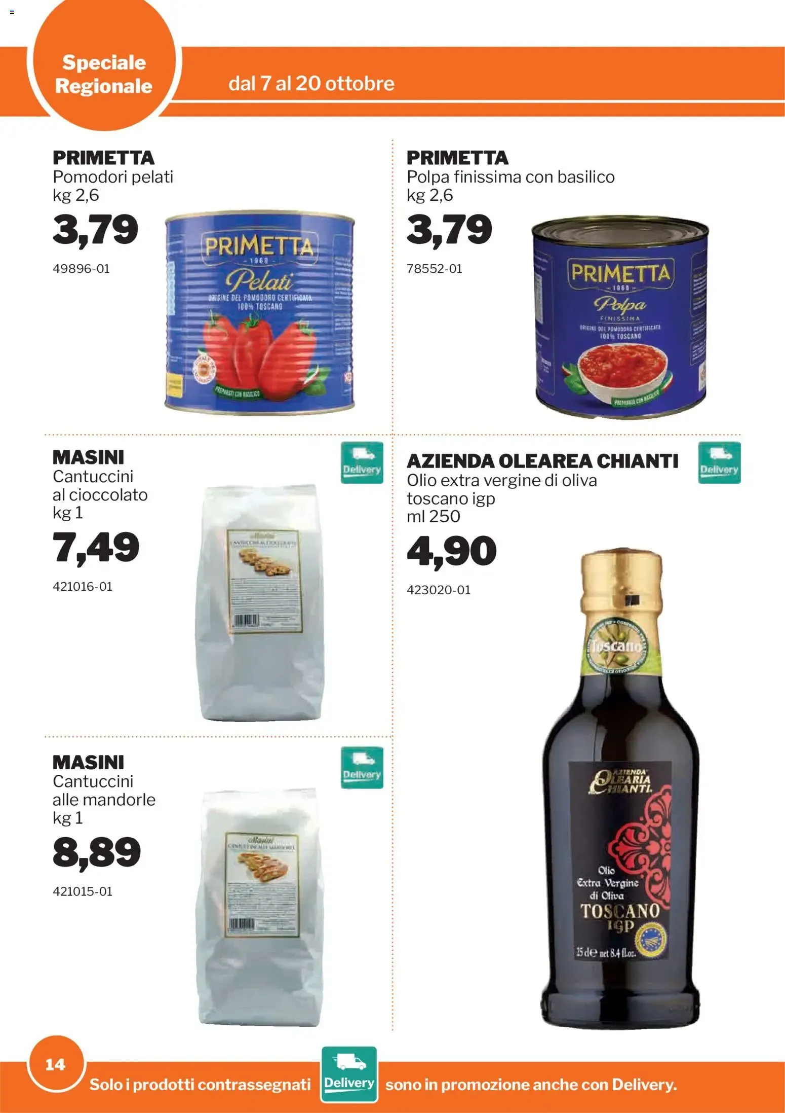 GrosMarket Toscana da 7 ottobre a 20 ottobre di 2026 - Pagina del volantino 13