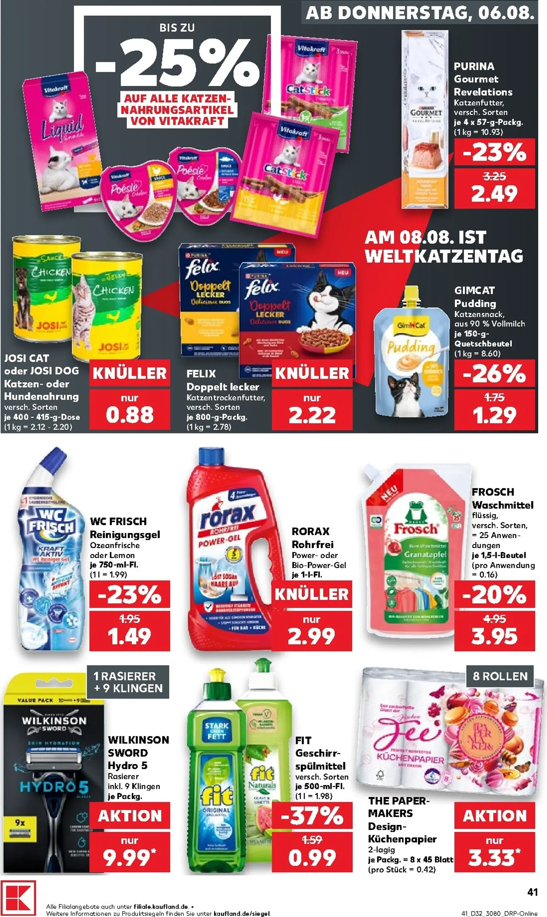 Kaufland Prospekt nächste Woche – von Donnerstag 06.08.2026 bis Mittwoch 12.08.2026 von 6. August bis 12. August 2026 - Prospekt seite 42