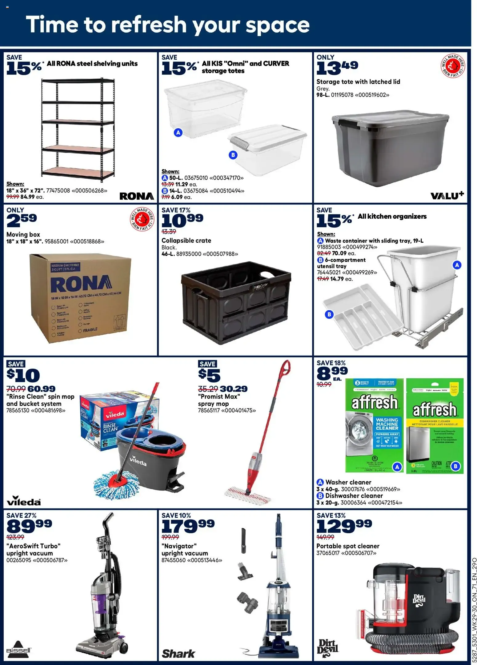 Rona weekly flyer from Aug 13, 2026 > weekly specials & deals from August 13 to August 26 2026 - flyer page 7