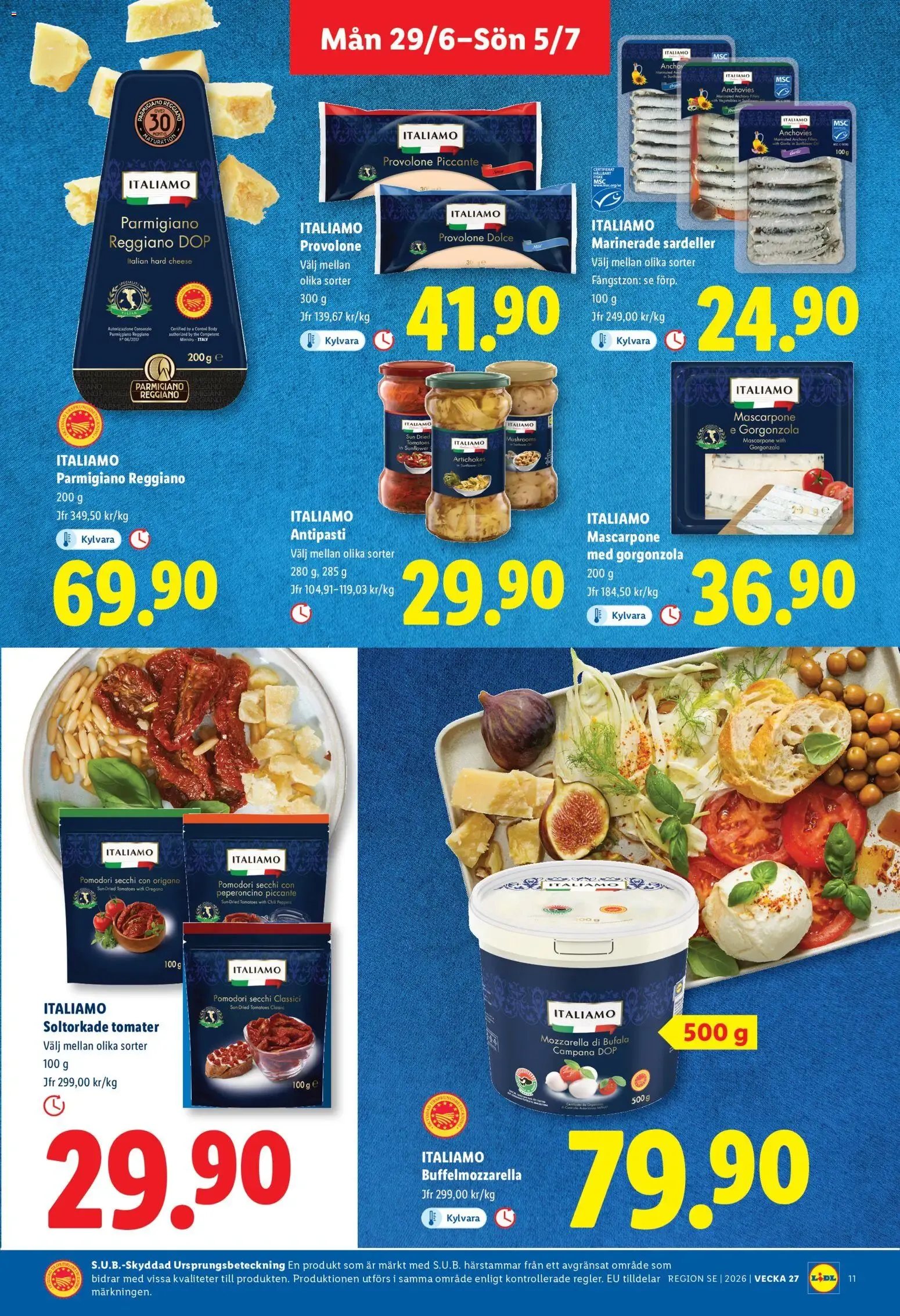 Lidl erbjudanden från 29/06/2026 - 05/07/2026 > Reklamblad nuvarande rabatter från 29 juni till 5 juli 2026 - Reklamblad sidor 11
