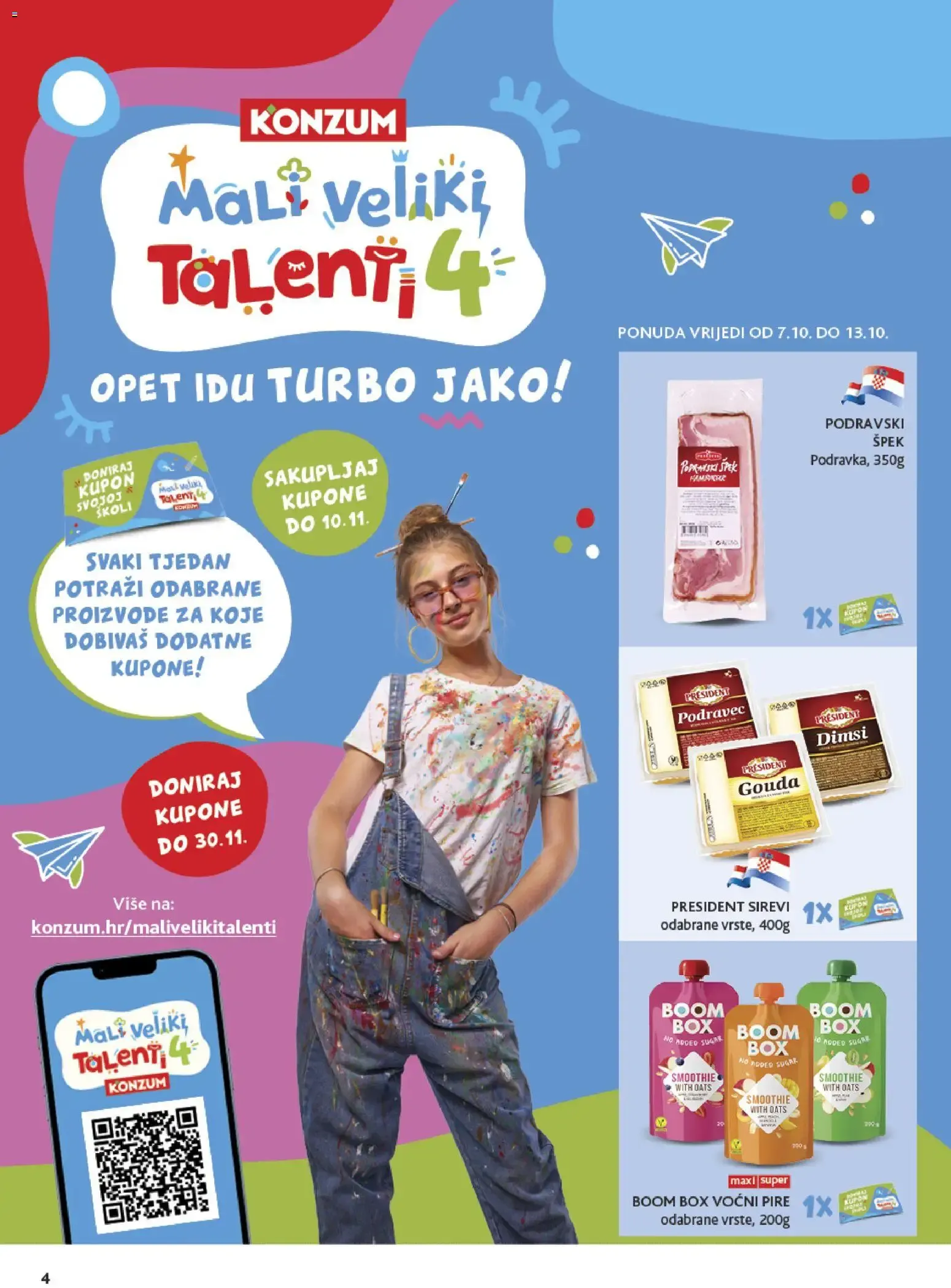 Katalog Konzum Katalog 41/2026 od 7. listopada do 13. listopada 2026. - Pregled Stranica 4