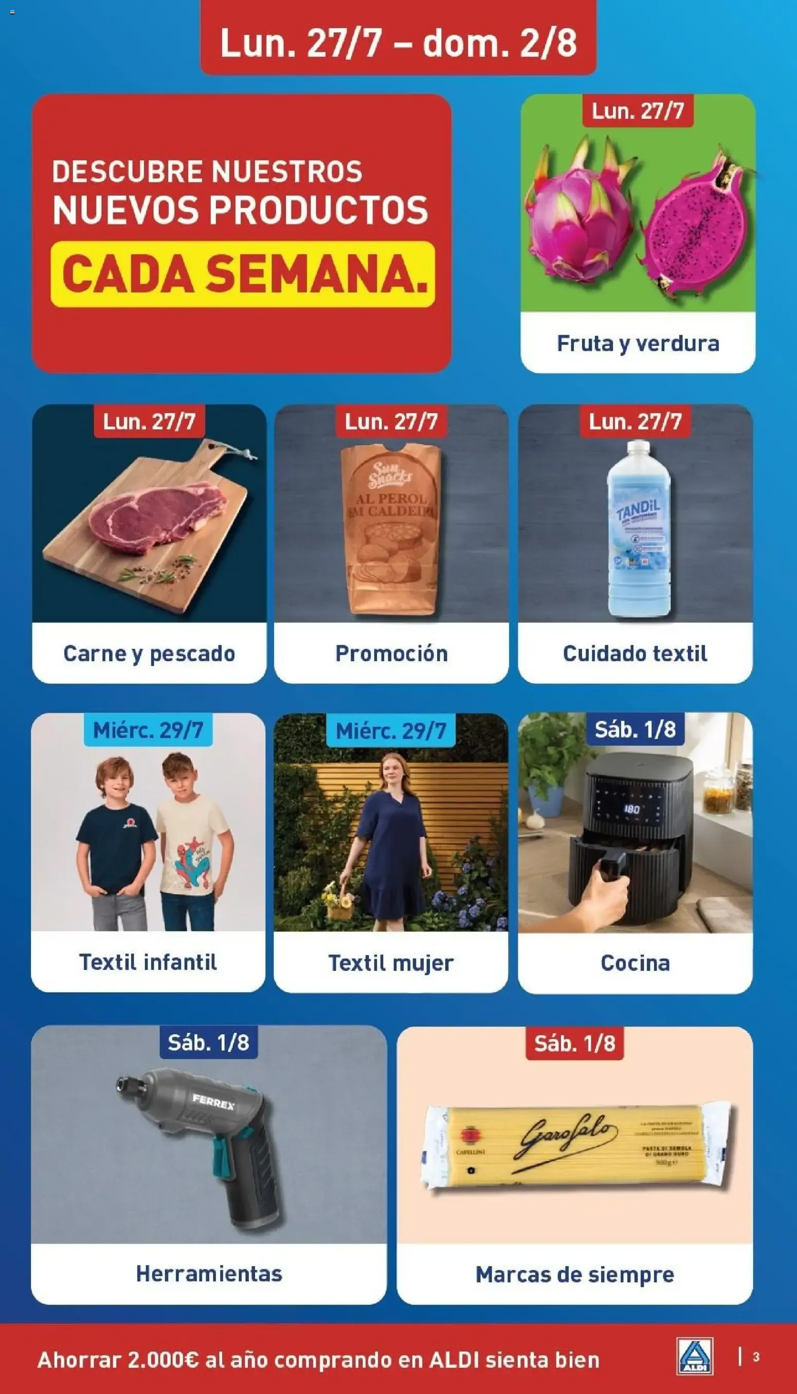 Catálogo de Aldi: Frescura a precios para tirarse a la piscina 27 de julio al 2 de agosto 2026 - Página 3