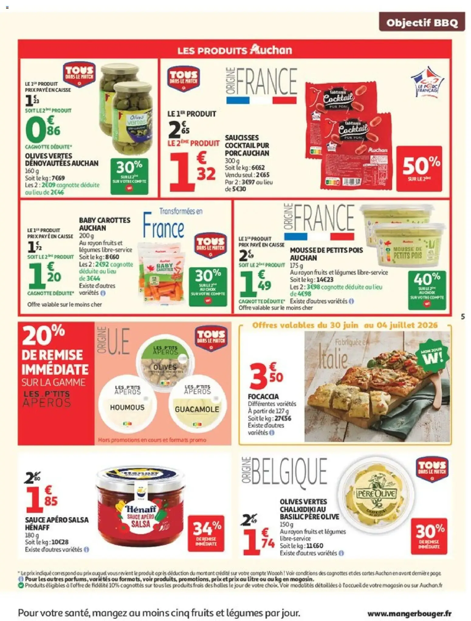 Auchan Barbecue, promos hypers à partir du 30/06/2026 - promo en ligne du 30 juin au 12 juillet 2026 - Catalogue page 5