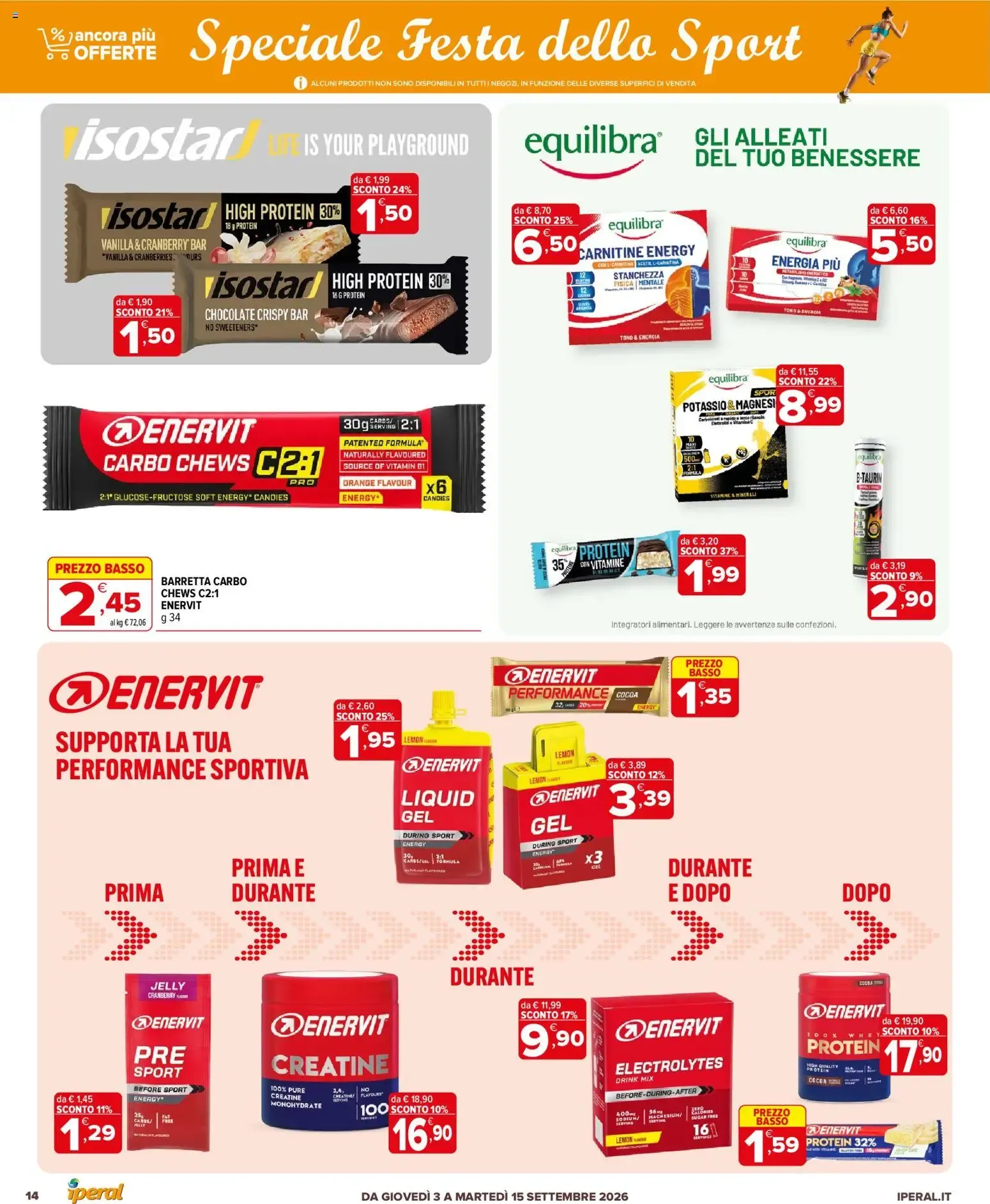Nuovo Iperal volantino Ancora Più Offerte dal 03/09/2026 > offerte anteprima 🛍️ da 3 settembre a 15 settembre di 2026 - Pagina del volantino 14