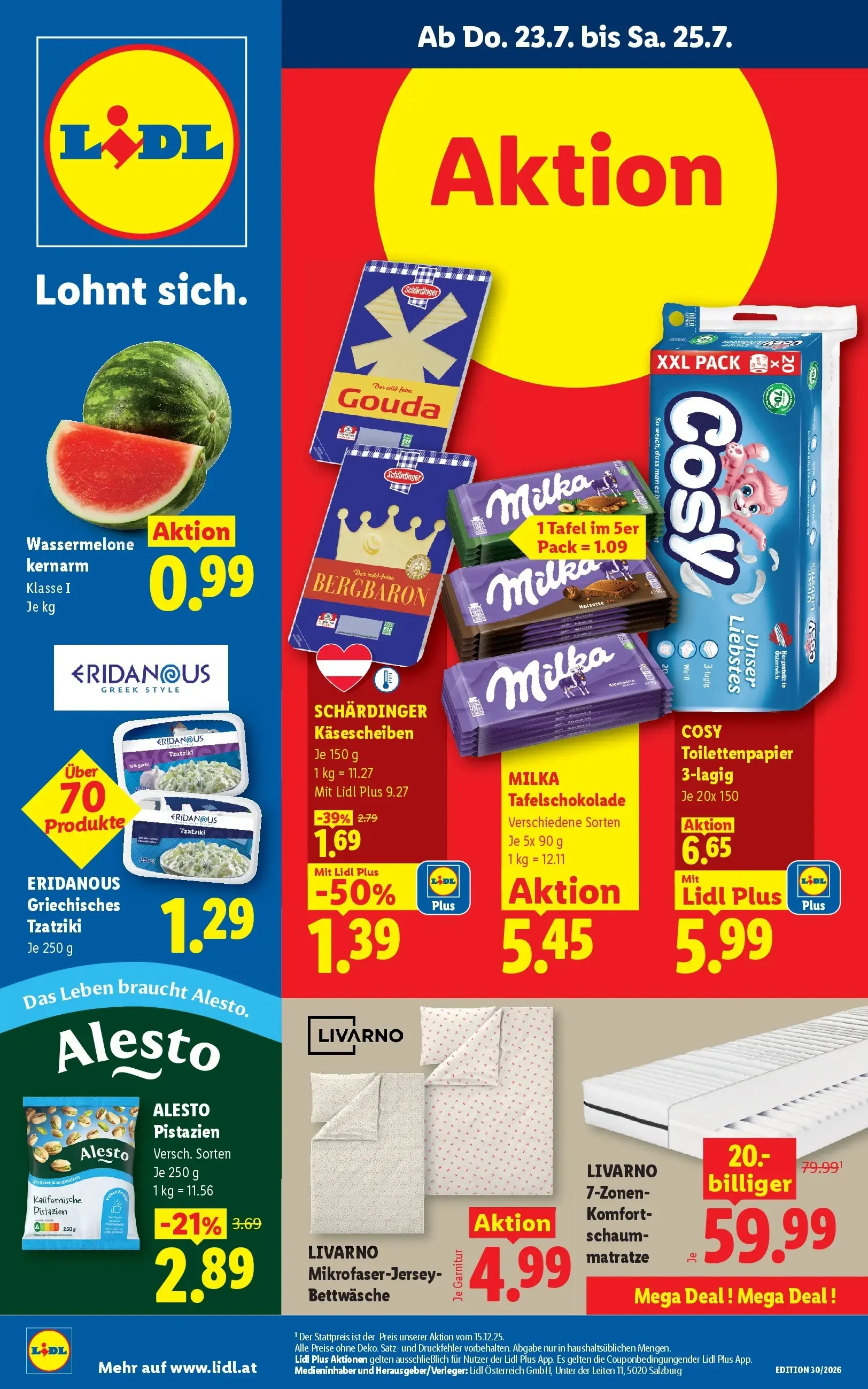 Lidl - Lidl ab 23.07.2026 - Angebote ab donnerstag