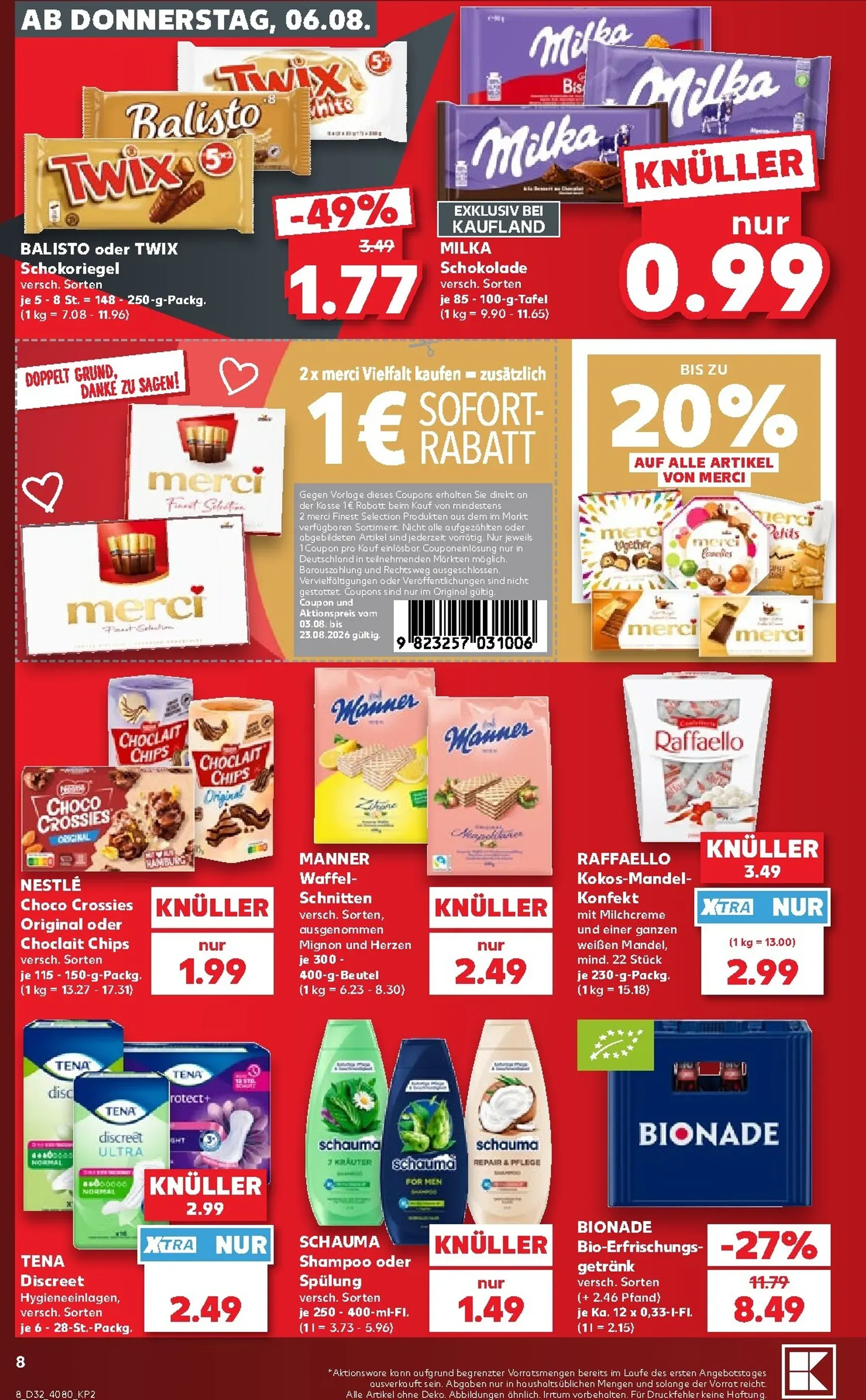 Kaufland Prospekt nächste Woche – von Donnerstag 06.08.2026 bis Mittwoch 12.08.2026 von 6. August bis 12. August 2026 - Prospekt seite 9