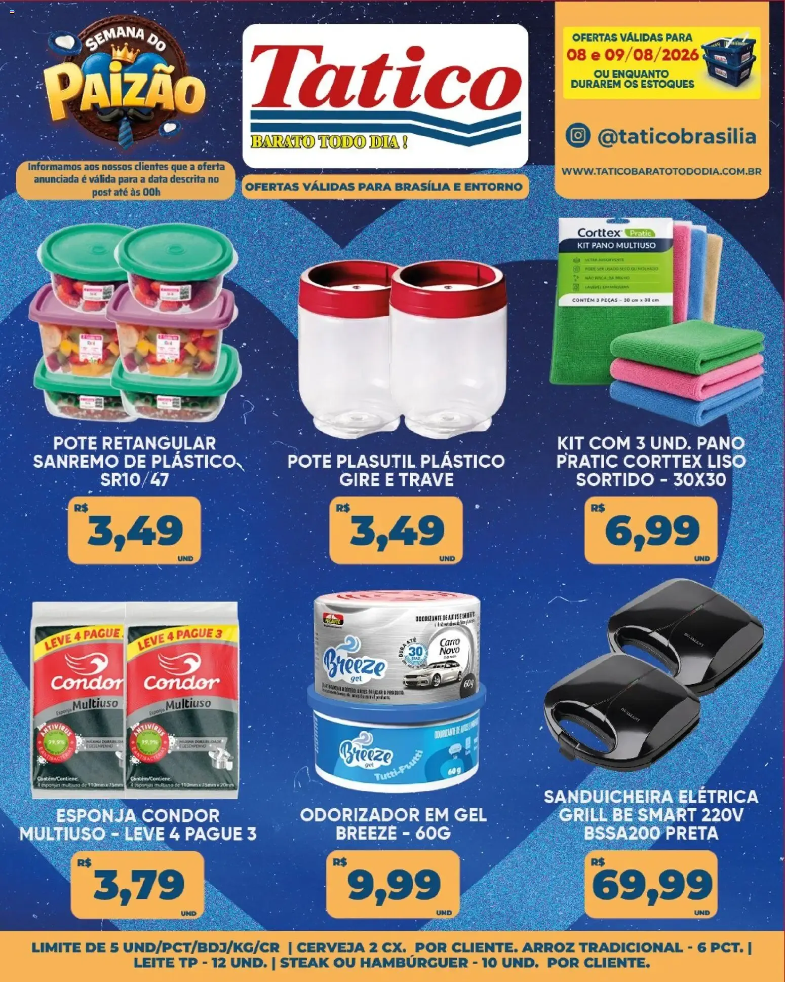 Encarte de Tatico ofertas Fim de Semana de 08/08/2026 | Promoções Online 8 de agosto até 9 de agosto 2026 - Pagina 17