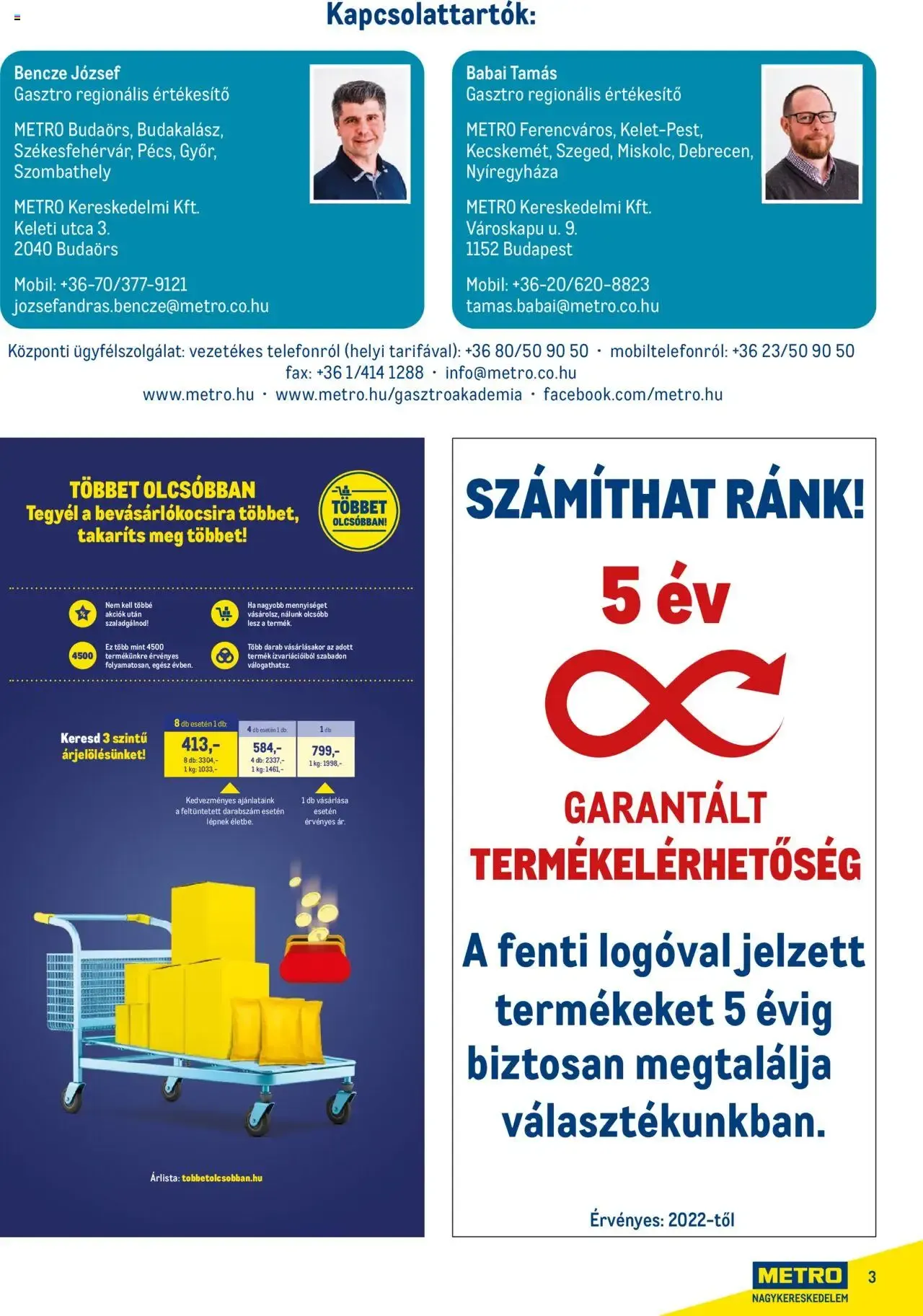Katalógus Metro - Gasztronómia: Professzionális Konyhai Eszközök 2025 február 17.-tól december 31.-ig 2026. - Oldal 3